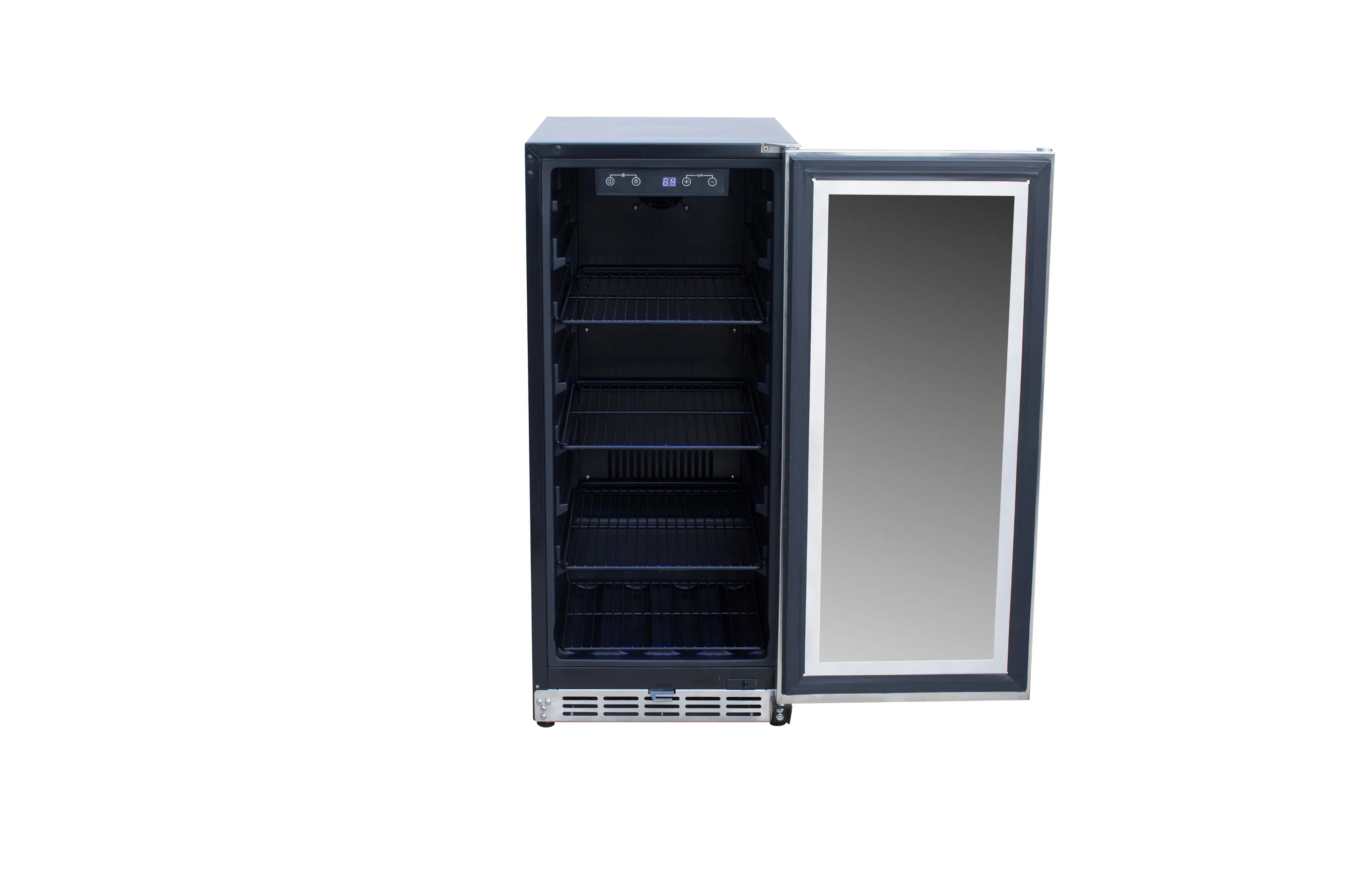 TrueFlame 15-Inch 3.2 Cu. Ft. Outdoor Rated Refrigerator with Glass Door (AMD-RFR-15G) - Image 3