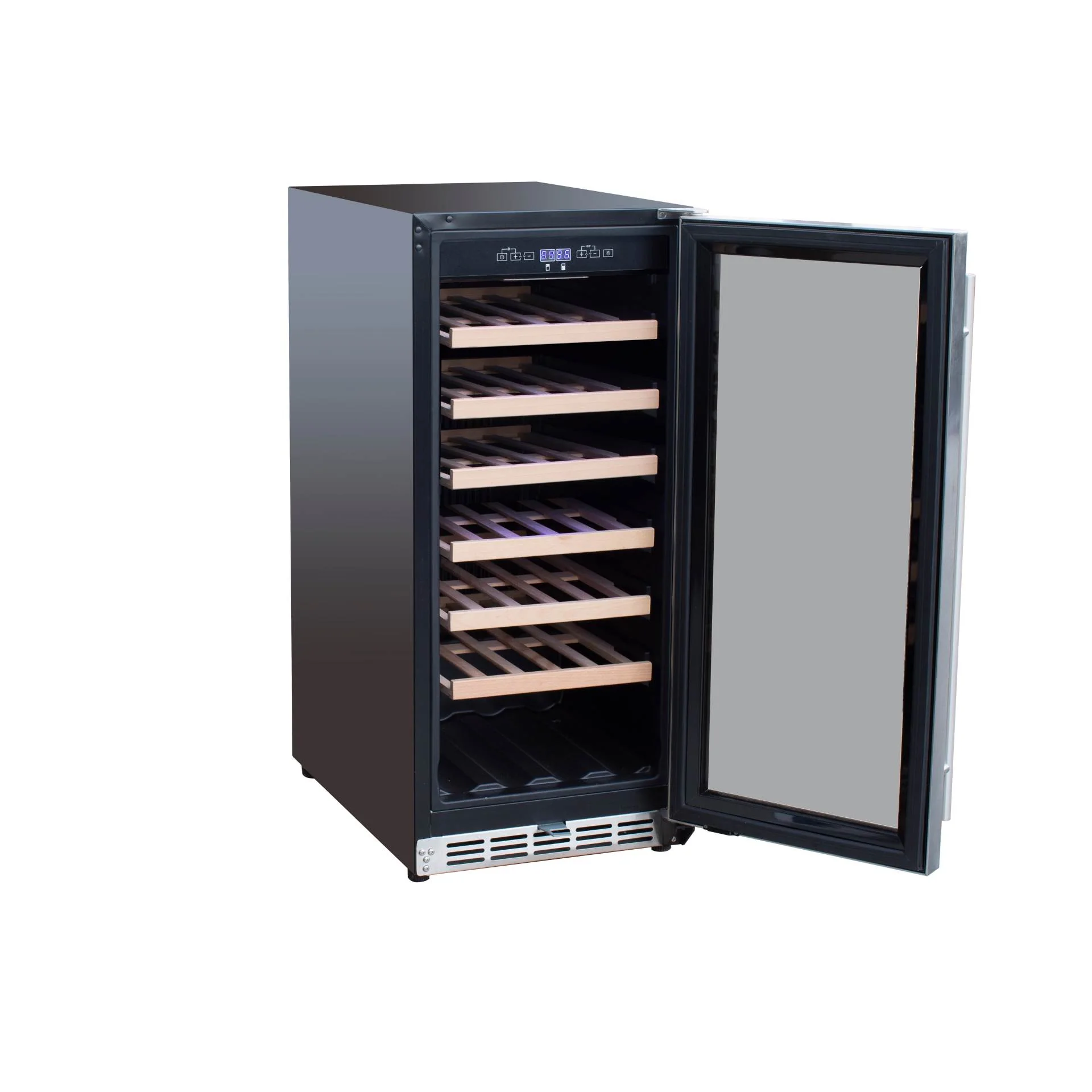 TrueFlame 15-Inch 3.2 Cu. Ft. Outdoor Rated Wine Cooler in Stainless Steel (AMD-RFR-15W) - Image 4