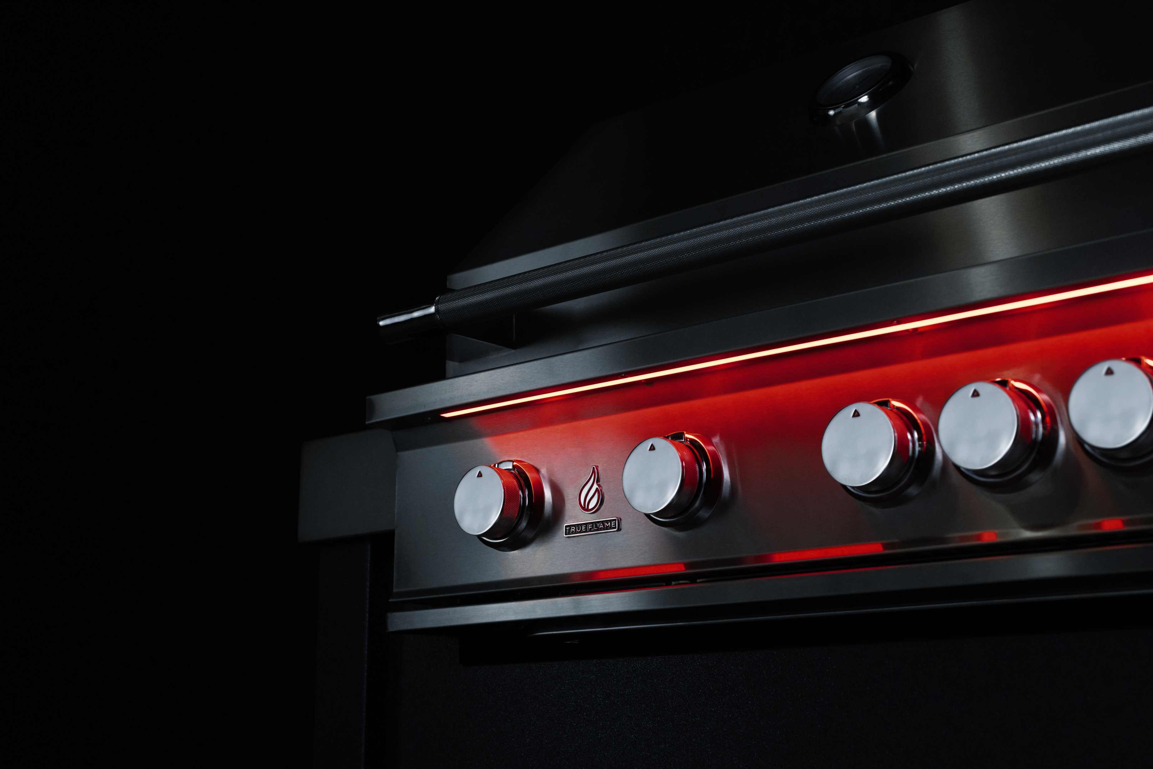 TrueFlame 25-Inch 3 Burners Liquid Propane Freestanding Grill Cart in Stainless Steel (AP2-TF25-LP) - Image 3