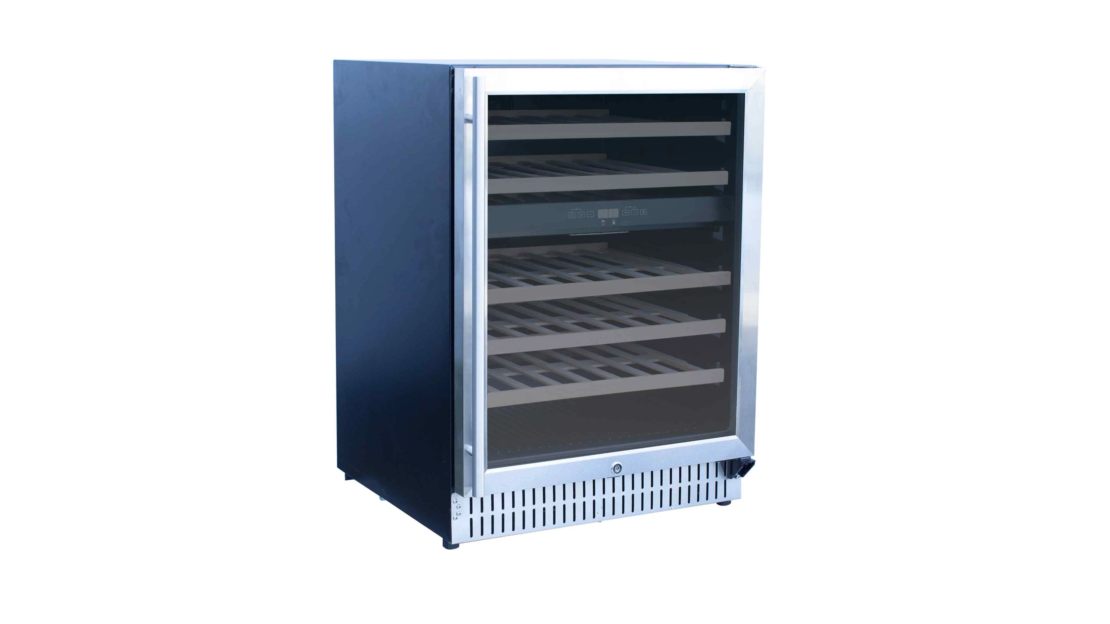 TrueFlame 24-Inch Outdoor Rated Dual Zone Wine Cooler in Stainless Steel (AMD-RFR-24WD) - Image 5