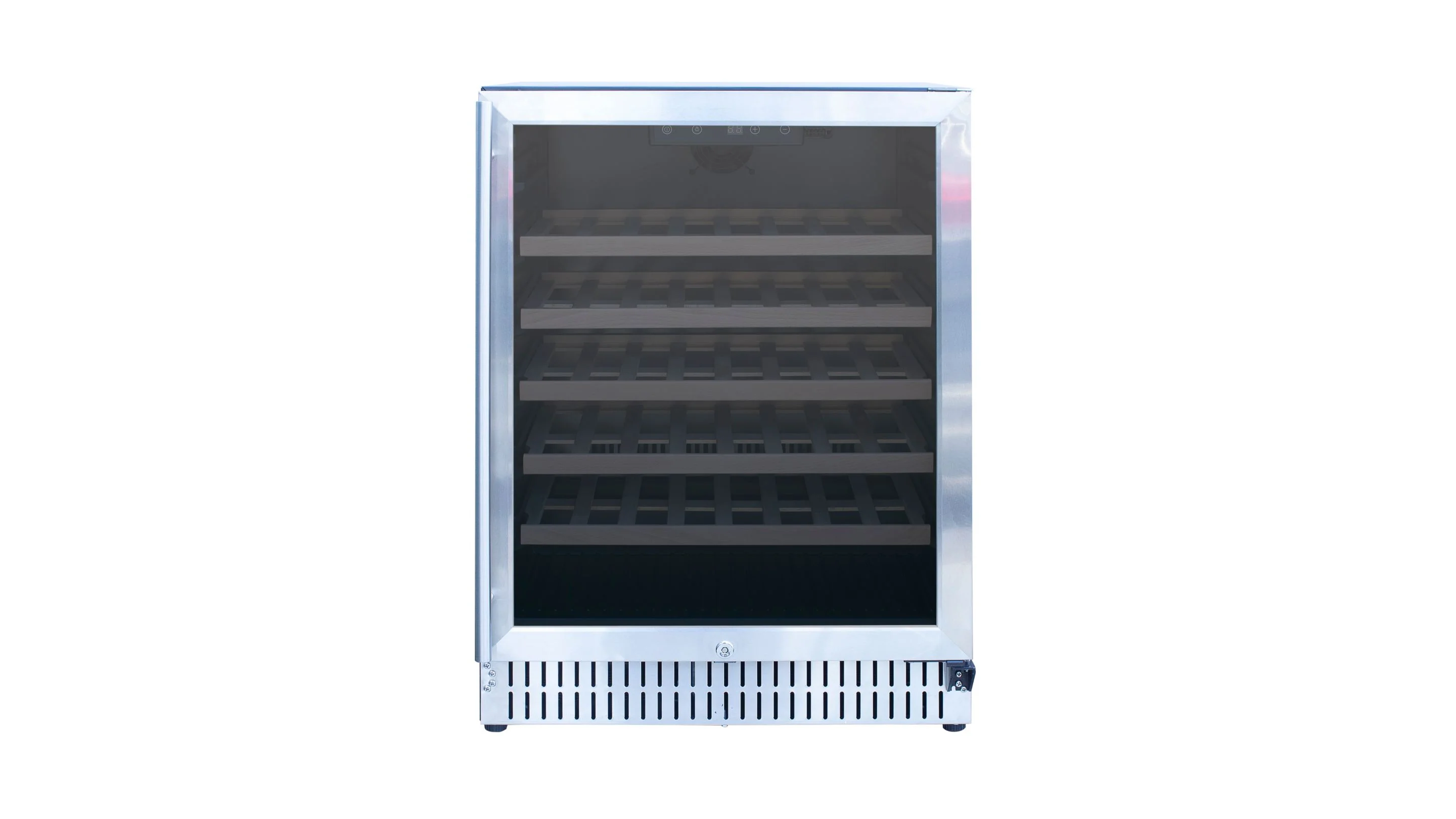 TrueFlame 24-Inch Outdoor Rated Wine Cooler in Stainless Steel (AMD-RFR-24W) - Image 4