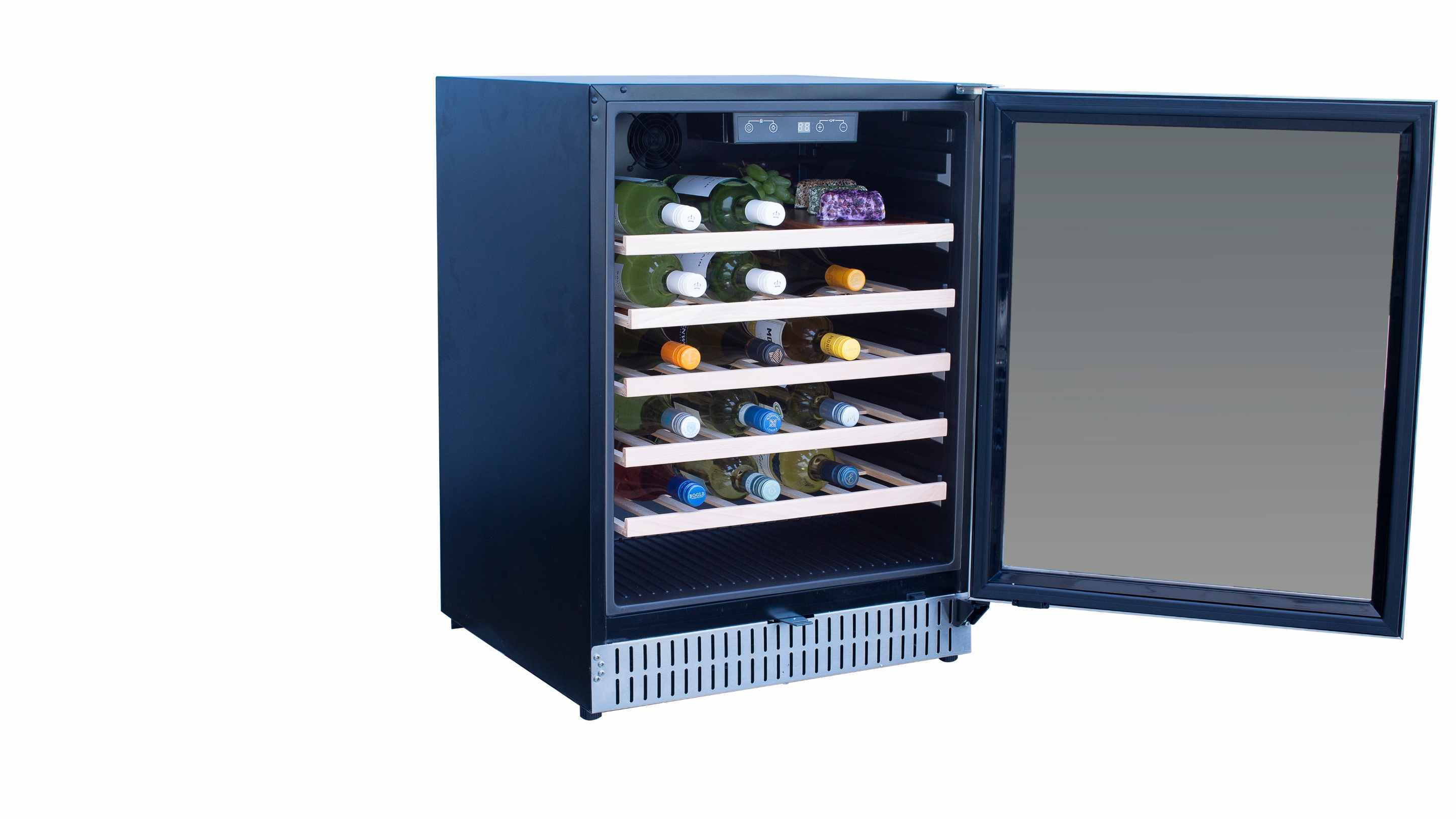 TrueFlame 24-Inch Outdoor Rated Wine Cooler in Stainless Steel (AMD-RFR-24W) - Image 7