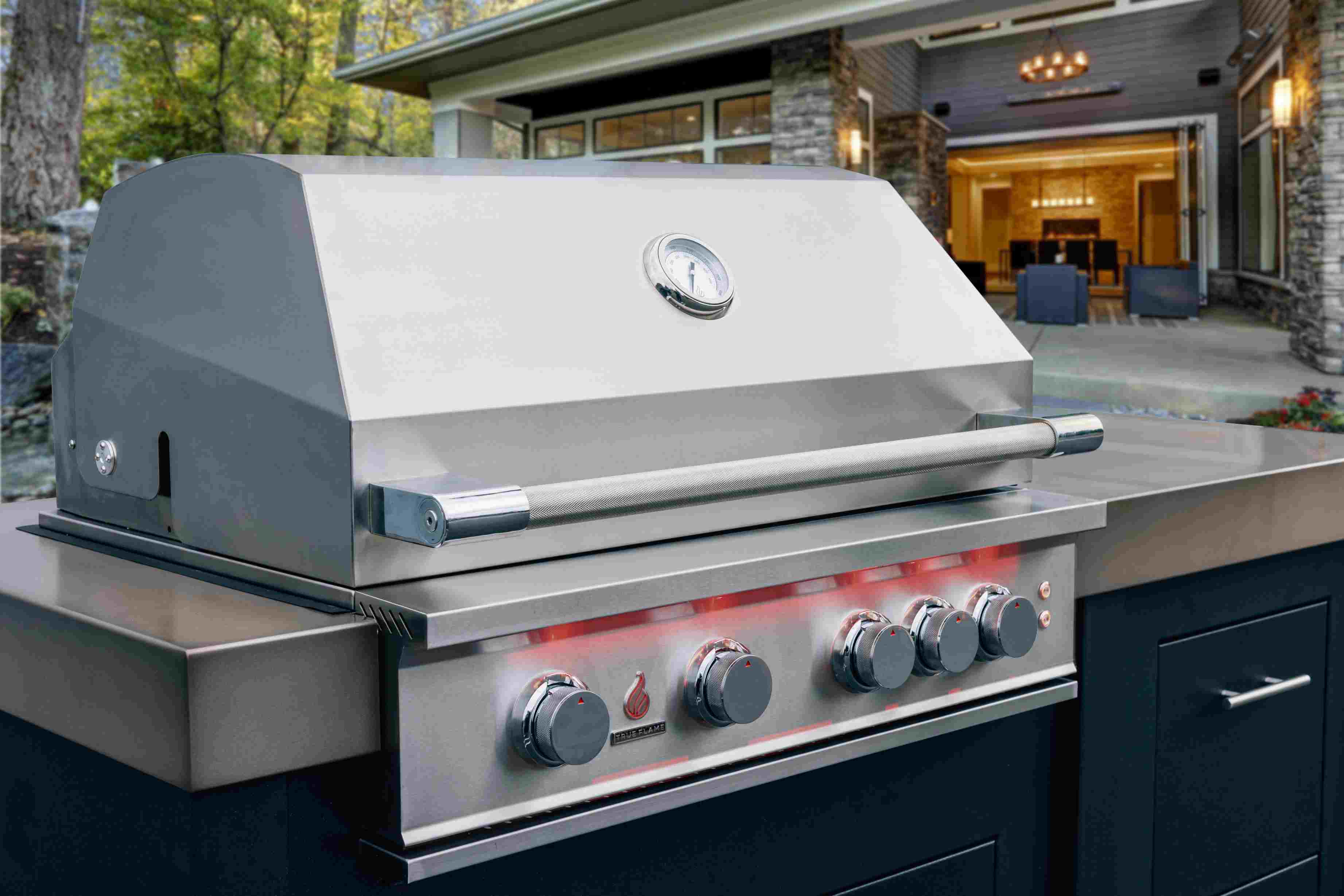 TrueFlame 25-Inch Built-In Propane Gas Grills in Stainless Steel (TF25-LP) - Image 4