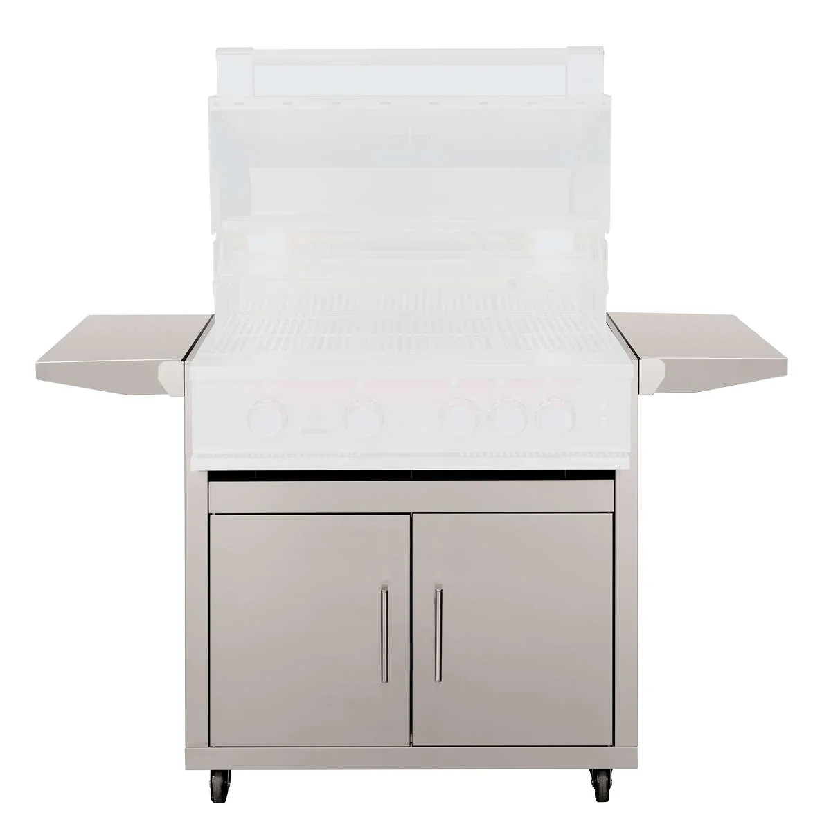 TrueFlame 32-Inch Delux Grill Cart in Stainless Steel (CART-TF-32DC) - Image 2