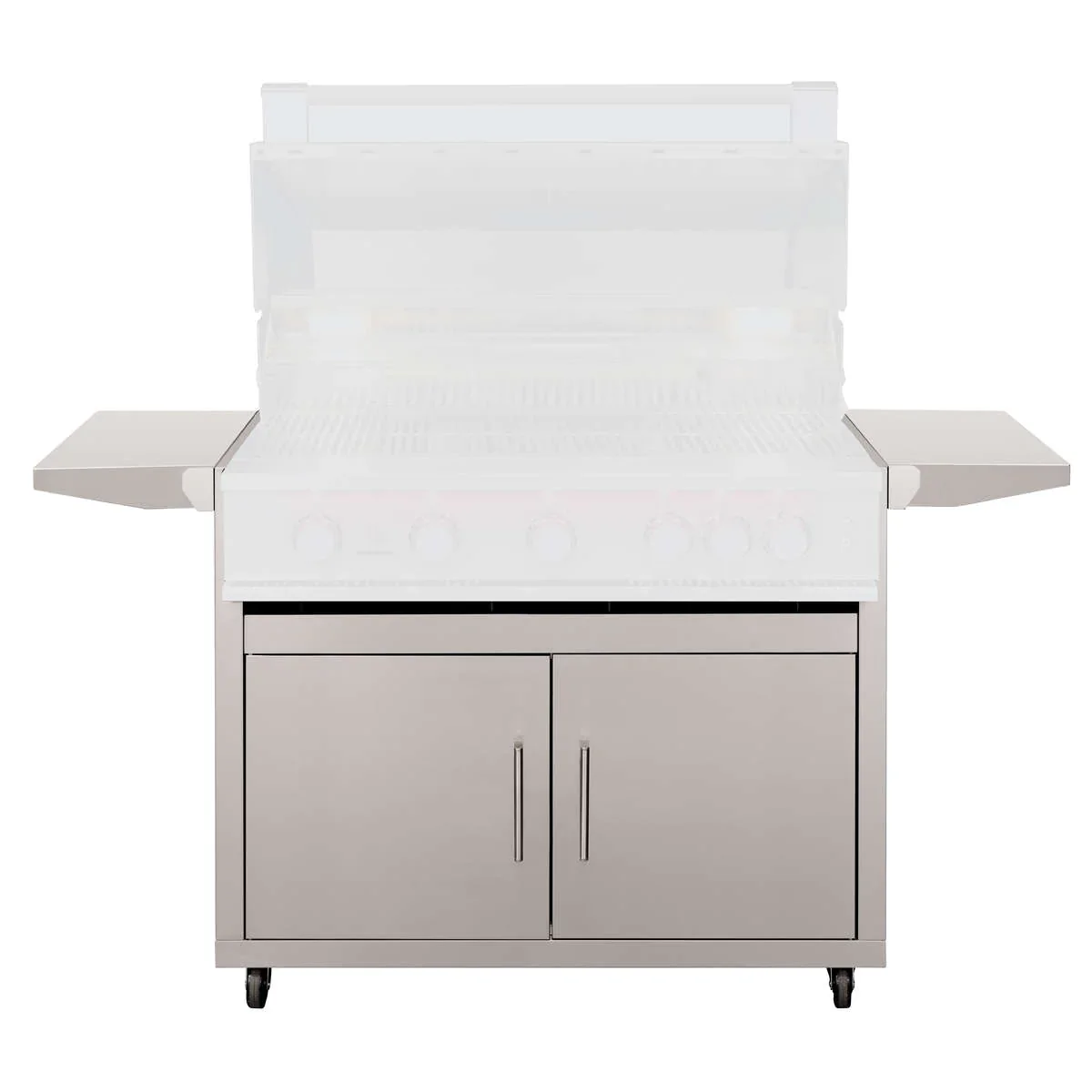 TrueFlame 40-Inch Delux Grill Cart in Stainless Steel (CART-TF-40-DC) - Image 2