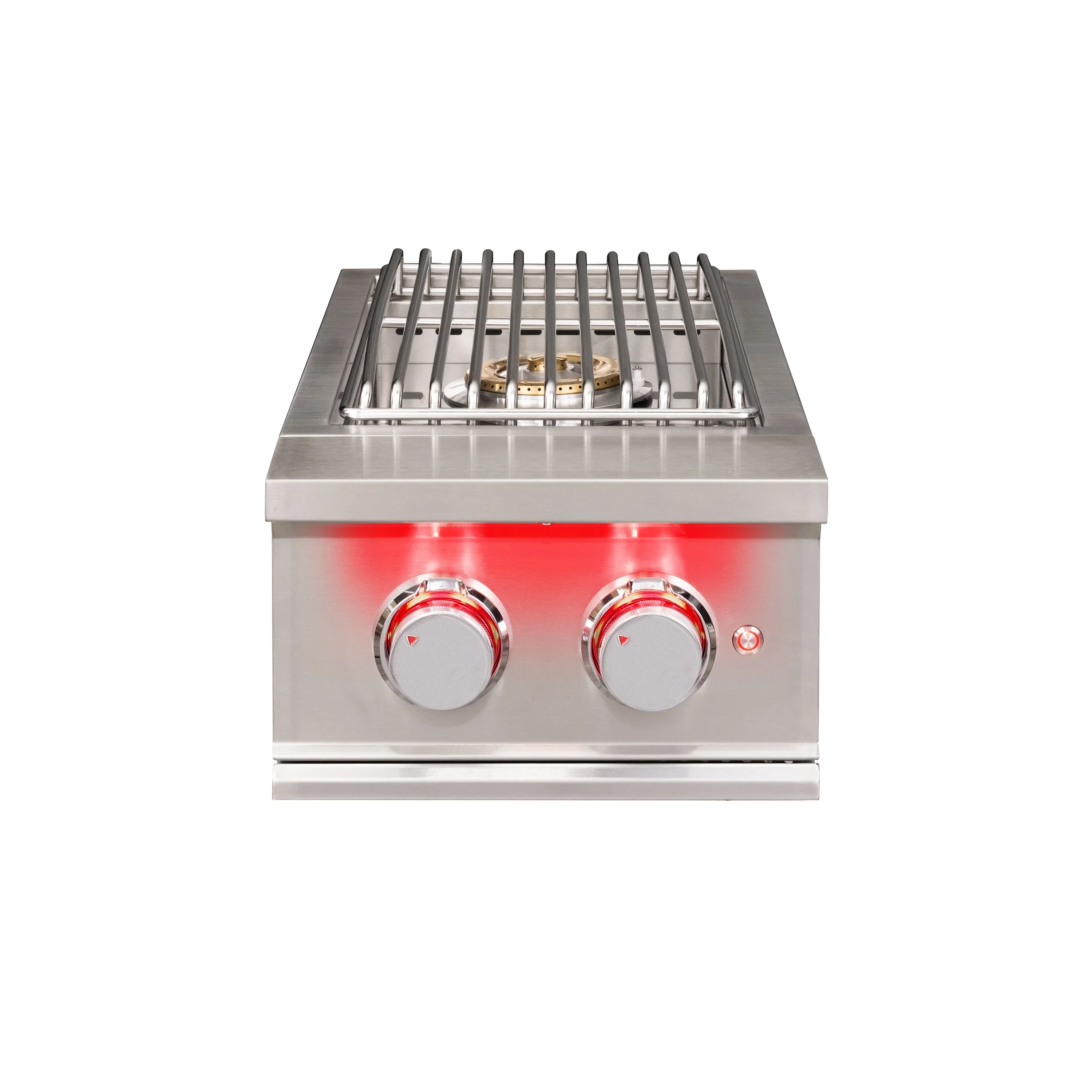 TrueFlame Double Natural Gas Side Burner in Stainless Steel (TFSB2) - Image 4