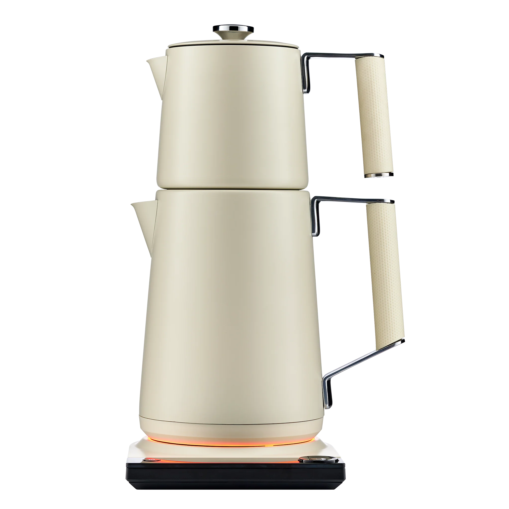 SAKI Turkish Tea Maker Machine Pro, Electric Double-Pot Teapot 1.75L 120V, 120 Min Keep-Warm, Stainless Steel BPA-Free, Auto Shut-Off & Boil-Dry, LED Brew Ring - Image 11