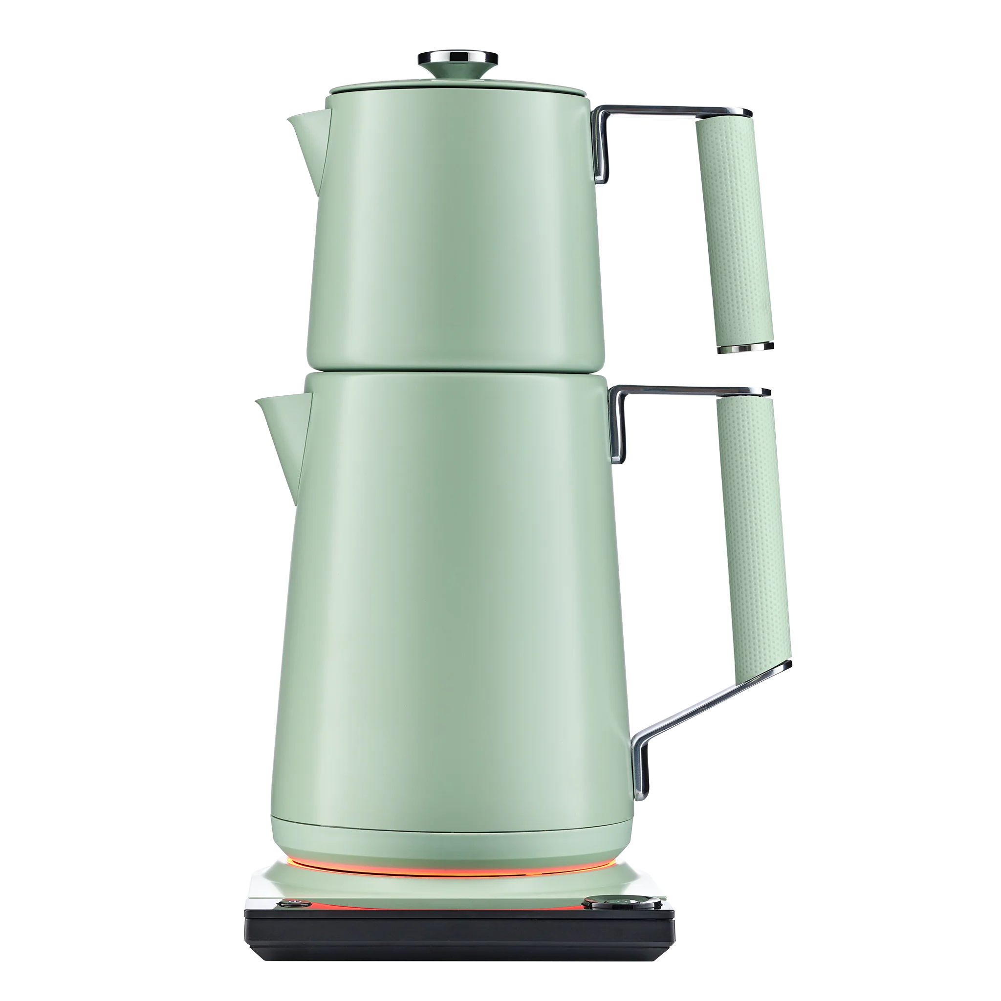 SAKI Turkish Tea Maker Machine Pro, Electric Double-Pot Teapot 1.75L 120V, 120 Min Keep-Warm, Stainless Steel BPA-Free, Auto Shut-Off & Boil-Dry, LED Brew Ring - Image 16