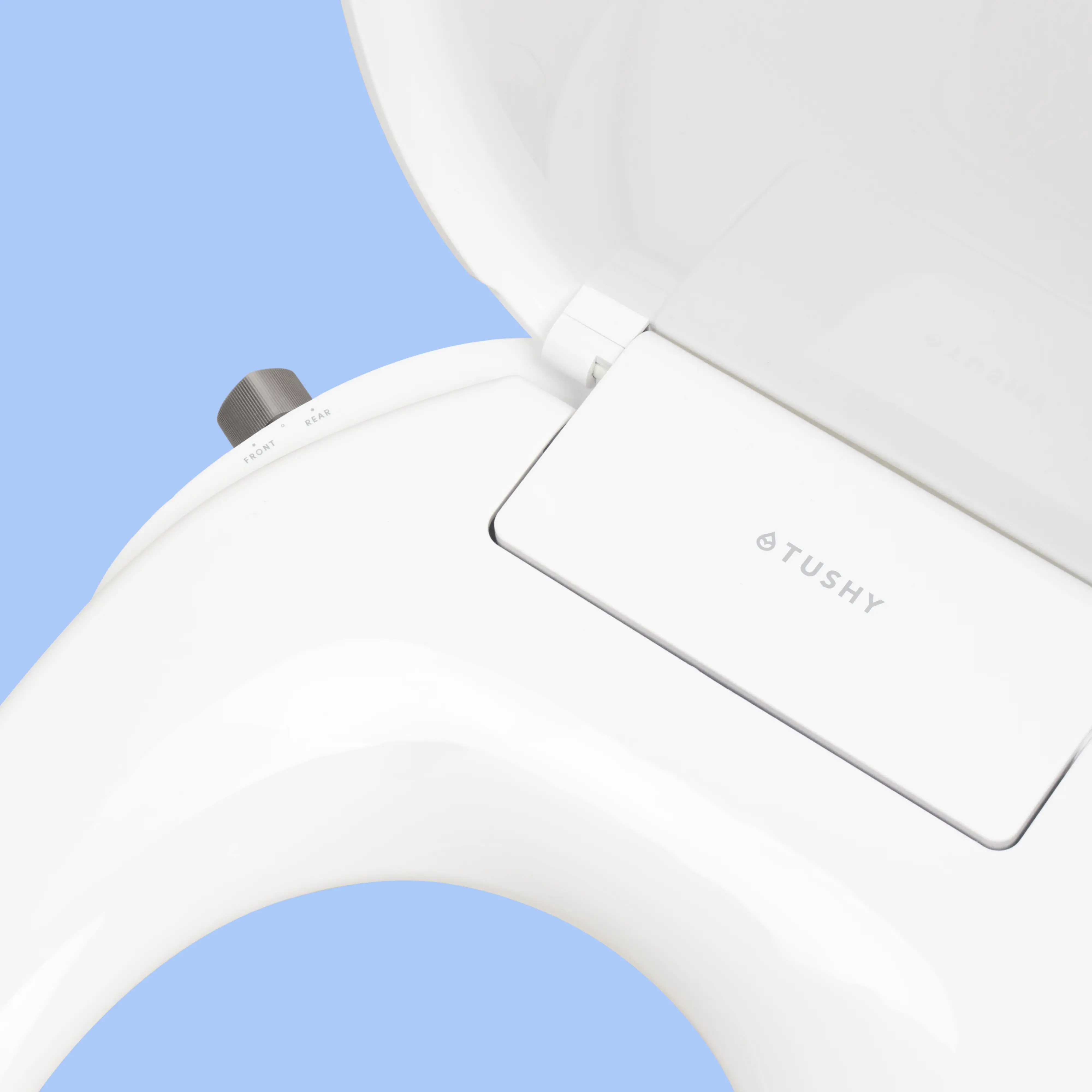 TUSHY Oasis Non-Electric Warm Water Bidet Seat (Elongated) | Self-Cleaning Dual Nozzles, Adjustable Temp & Pressure | 10-Min DIY Install, Soft-Close Lid, Sleek Design, Spa-Like Comfort, Bamboo Knob - Image 17