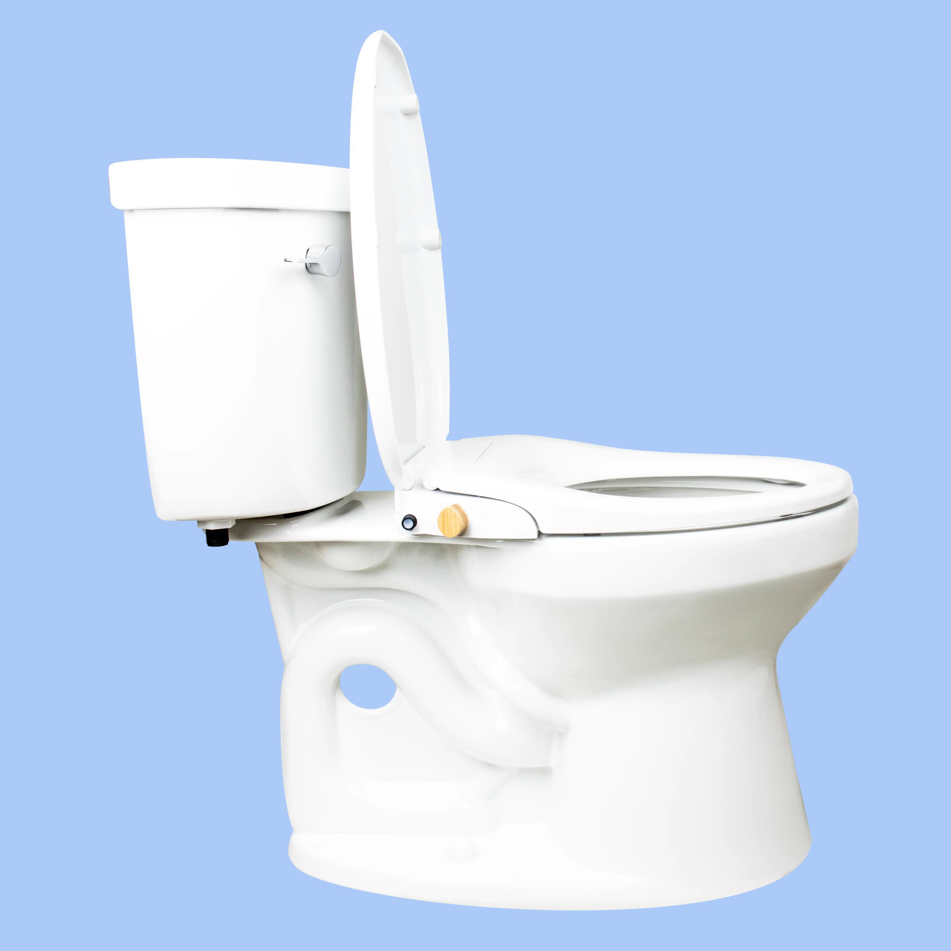 TUSHY Oasis Non-Electric Warm Water Bidet Seat (Elongated) | Self-Cleaning Dual Nozzles, Adjustable Temp & Pressure | 10-Min DIY Install, Soft-Close Lid, Sleek Design, Spa-Like Comfort, Bamboo Knob - Image 7