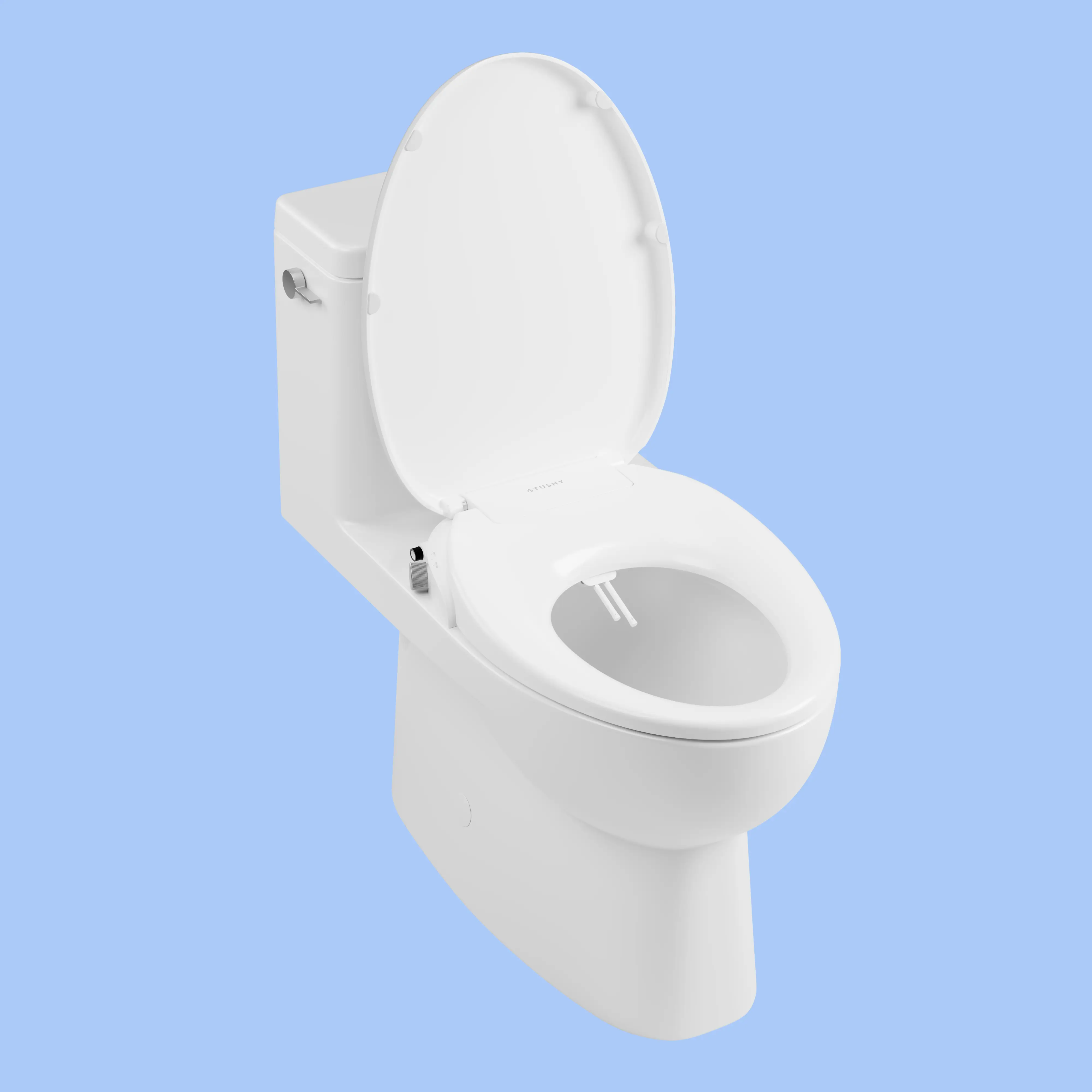 TUSHY Wave Non-Electric Bidet Toilet Seat | Sleek Elongated Design, Quick-Release for Easy Cleaning | DuoFlow Front & Rear Wash, Self-Cleaning Nozzle, Soft-Close Lid, 10-Min DIY Install, Bamboo Knob - Image 24