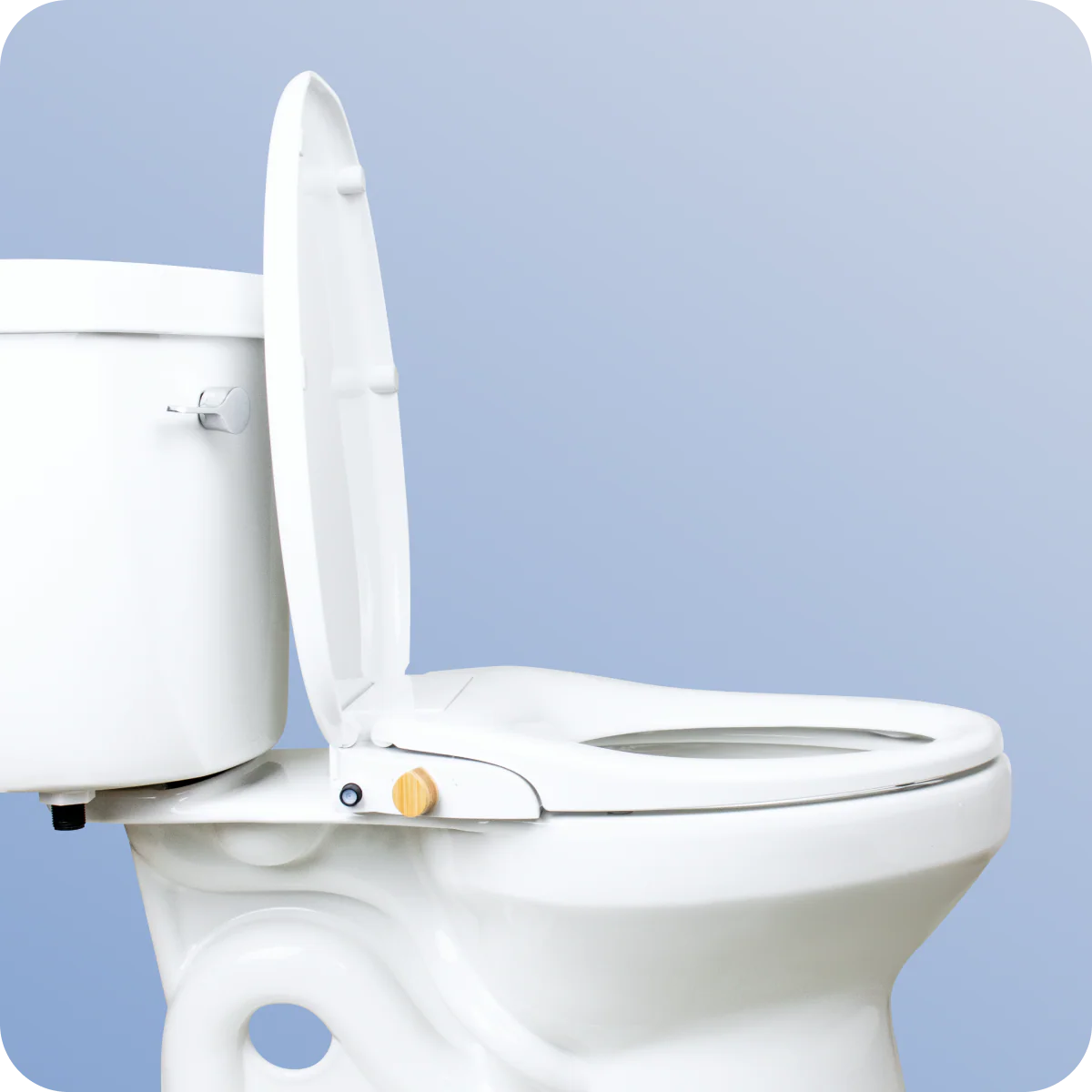 TUSHY Wave Non-Electric Bidet Toilet Seat | Sleek Elongated Design, Quick-Release for Easy Cleaning | DuoFlow Front & Rear Wash, Self-Cleaning Nozzle, Soft-Close Lid, 10-Min DIY Install, Bamboo Knob - Image 4