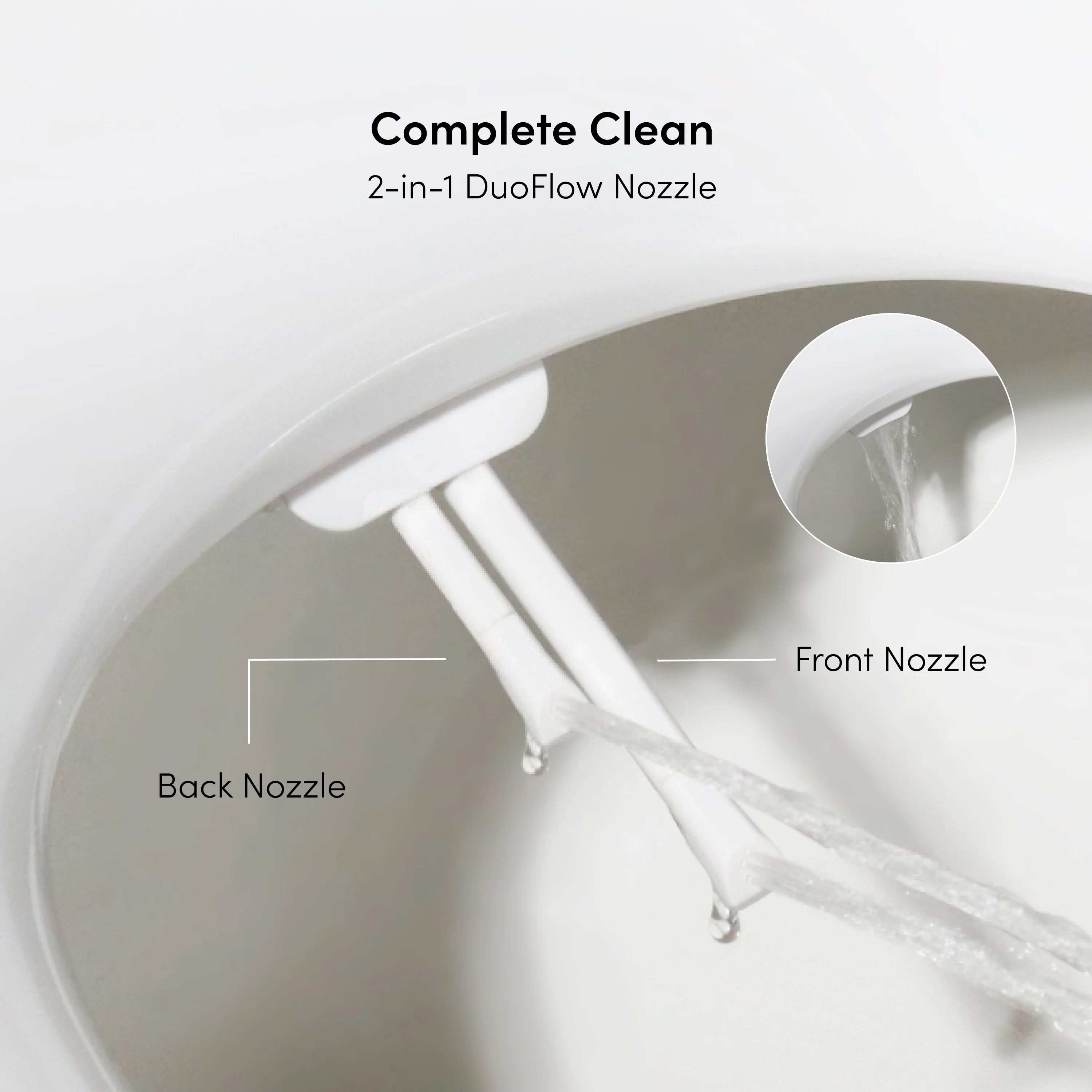 TUSHY Wave Non-Electric Bidet Toilet Seat | Sleek Elongated Design, Quick-Release for Easy Cleaning | DuoFlow Front & Rear Wash, Self-Cleaning Nozzle, Soft-Close Lid, 10-Min DIY Install, Bamboo Knob - Image 7