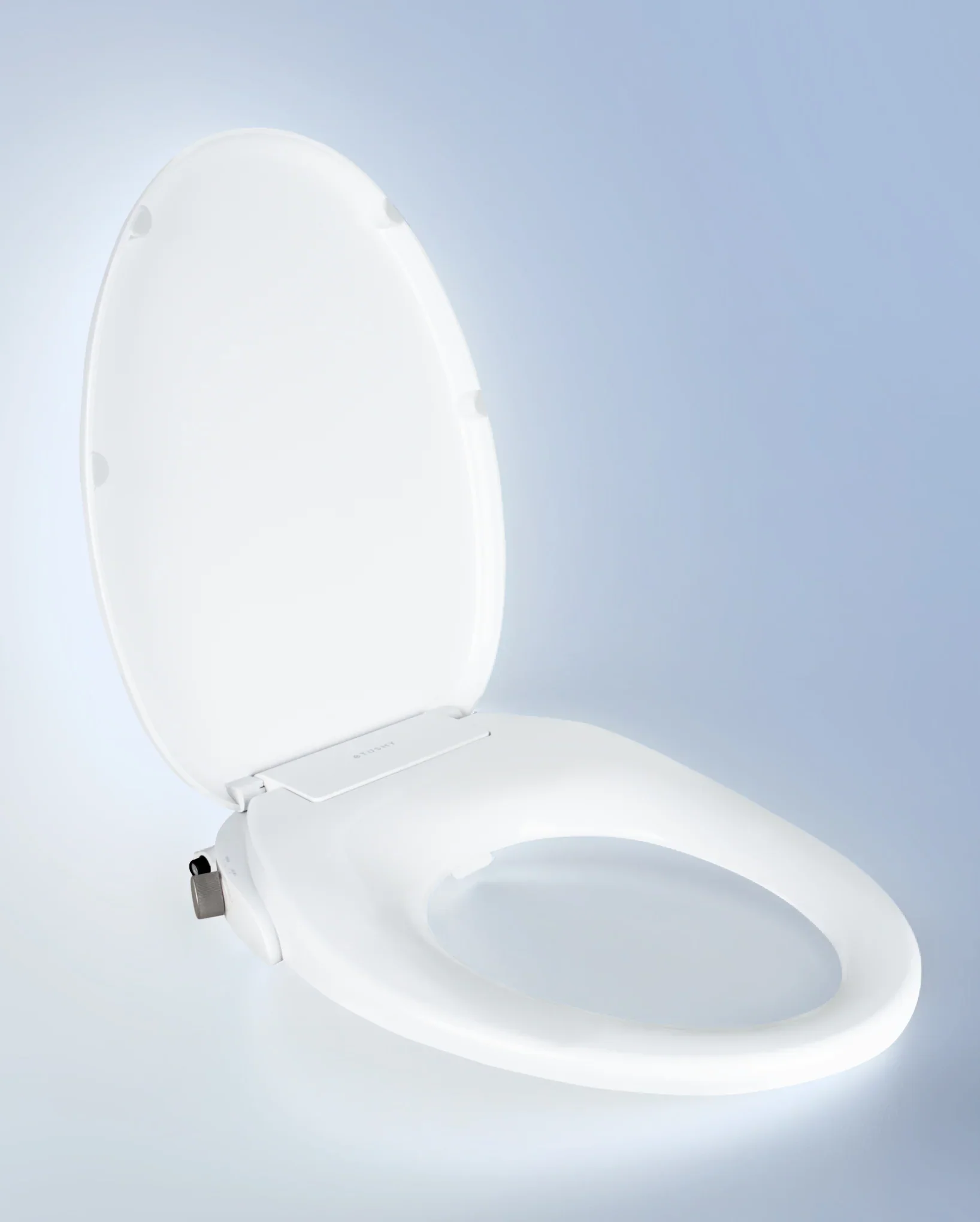 TUSHY Wave Non-Electric Bidet Toilet Seat | Sleek Elongated Design, Quick-Release for Easy Cleaning | DuoFlow Front & Rear Wash, Self-Cleaning Nozzle, Soft-Close Lid, 10-Min DIY Install, Bamboo Knob - Image 8