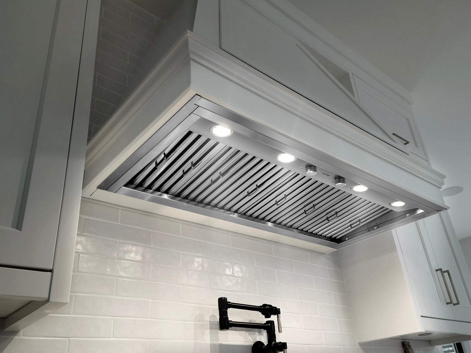 Victory Typhoon 48-Inch 1200 CFM Insert Range Hood in Stainless Steel (Typhoon-46) - Image 3