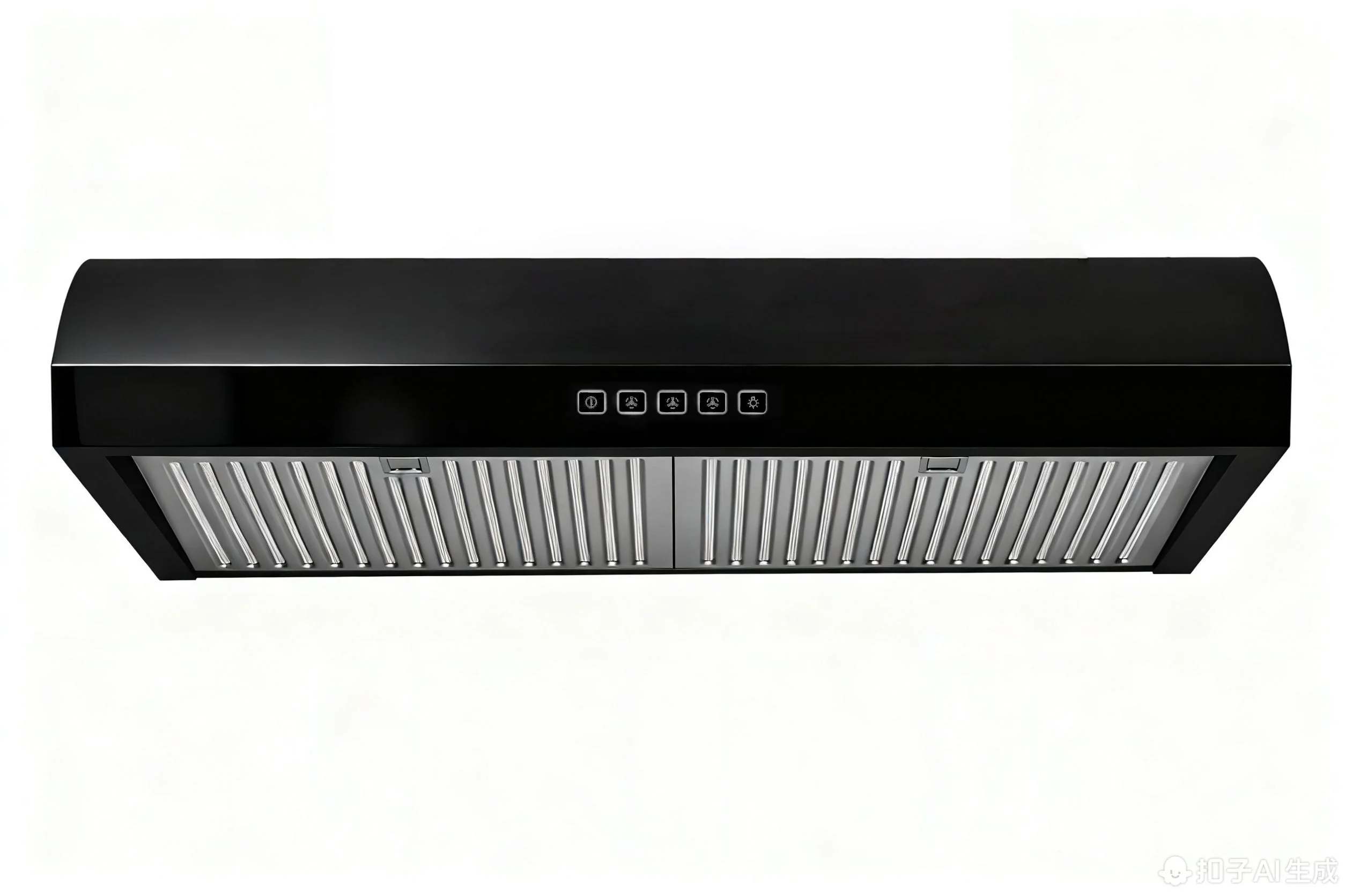 Hauslane 30-Inch Under Cabinet Curved Range Hood with Stainless Steel Filters and Panel LED in Stainless Steel (UC-B018SS-30) - Image 2