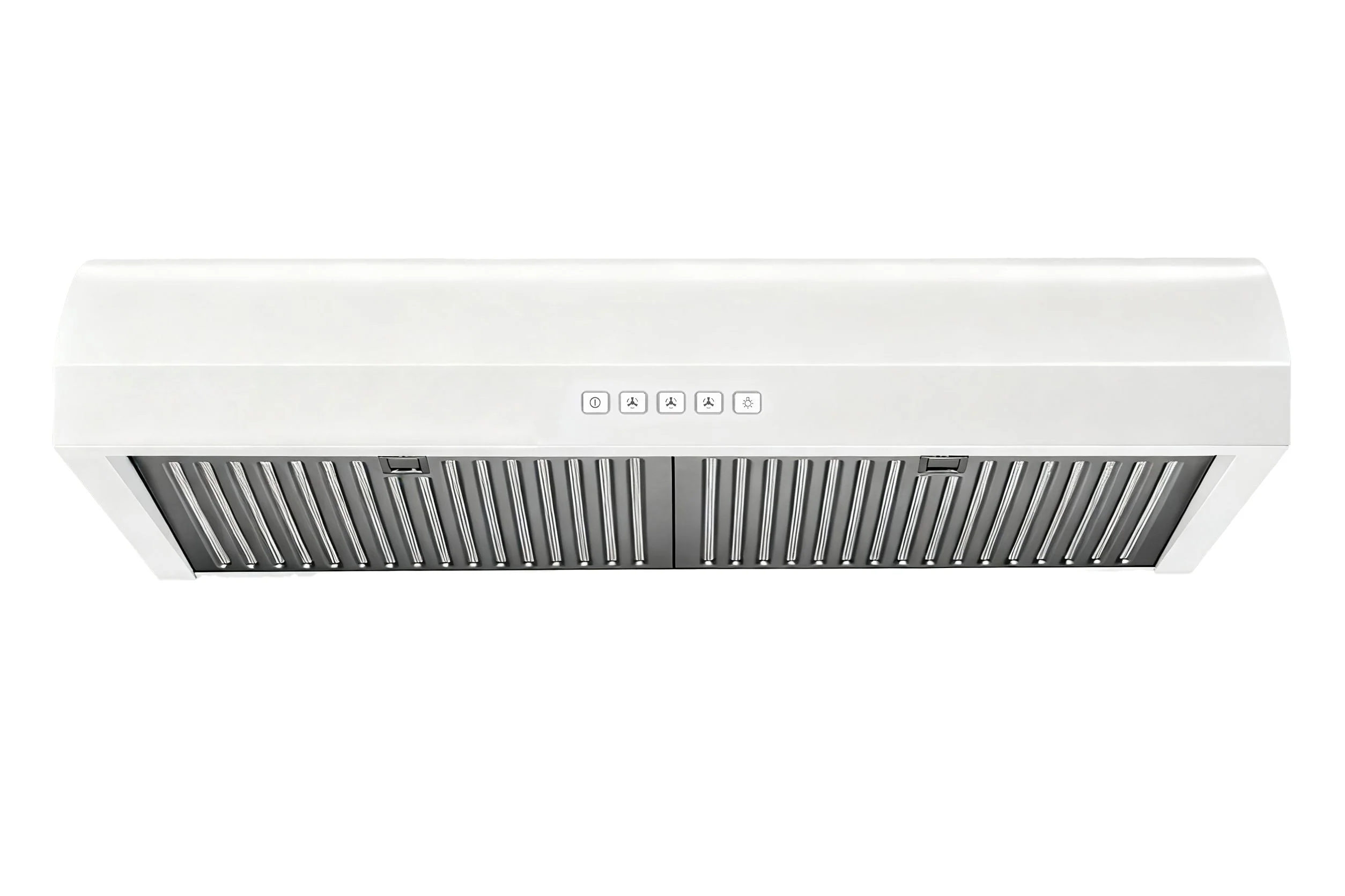 Hauslane 30-Inch Under Cabinet Curved Range Hood with Stainless Steel Filters and Panel LED in Stainless Steel (UC-B018SS-30) - Image 3
