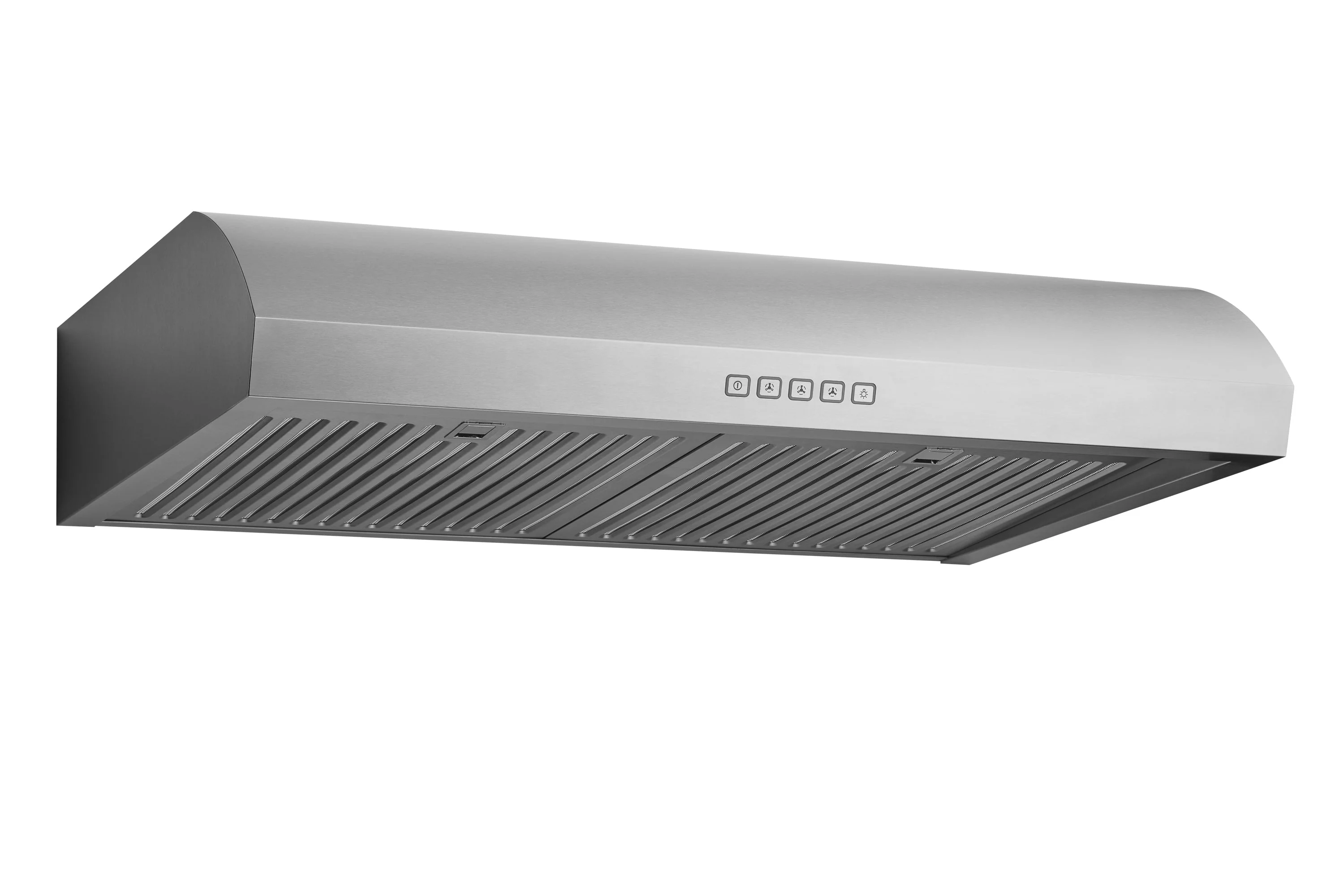 Hauslane 30-Inch Under Cabinet Curved Range Hood with Stainless Steel Filters and Panel LED in Stainless Steel (UC-B018SS-30) - Image 7