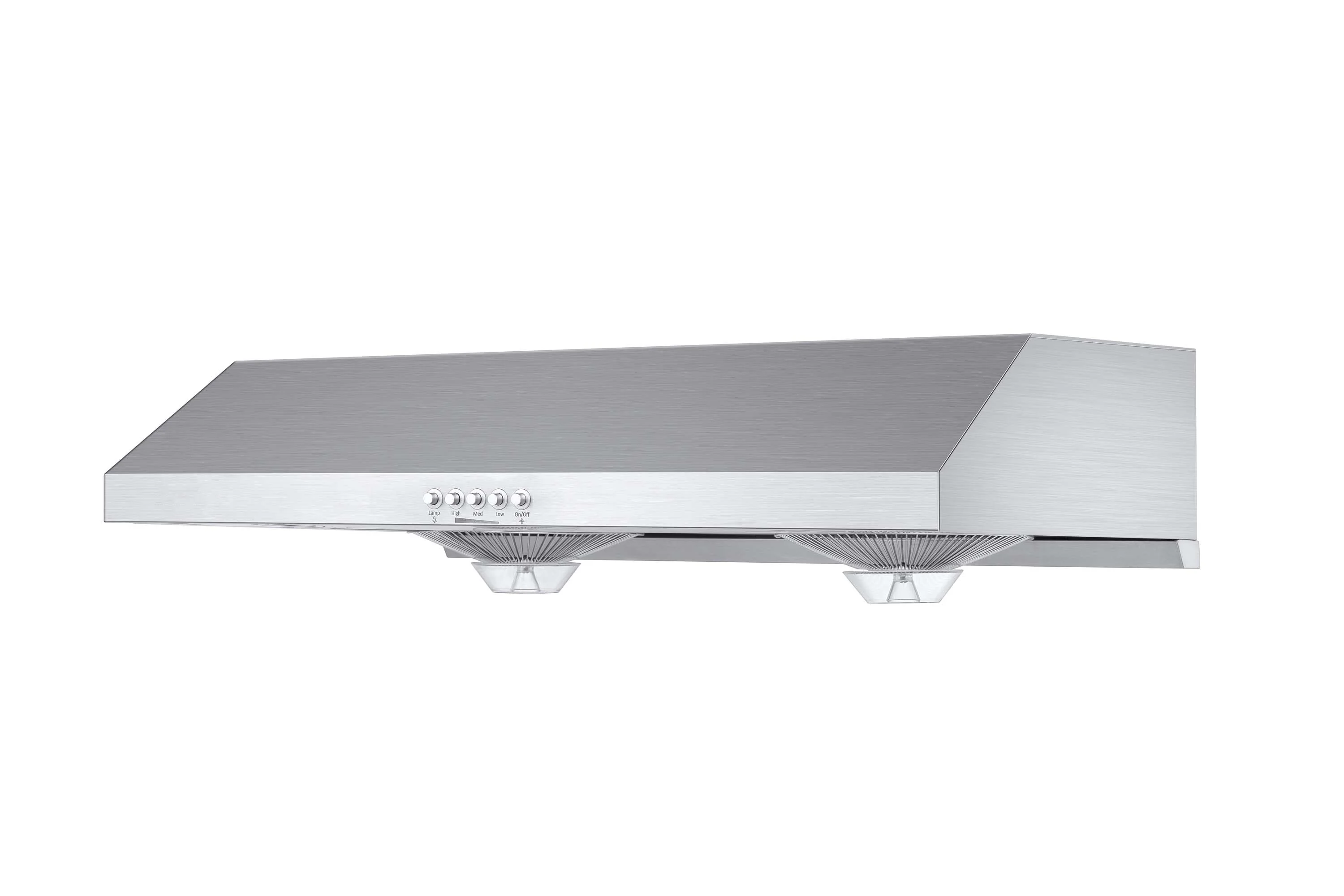 Hauslane 30-Inch 300 CFM Under Cabinet Push Button Range Hood with Grease Catchers in Stainless Steel (UC-C100SS-30) - Image 3