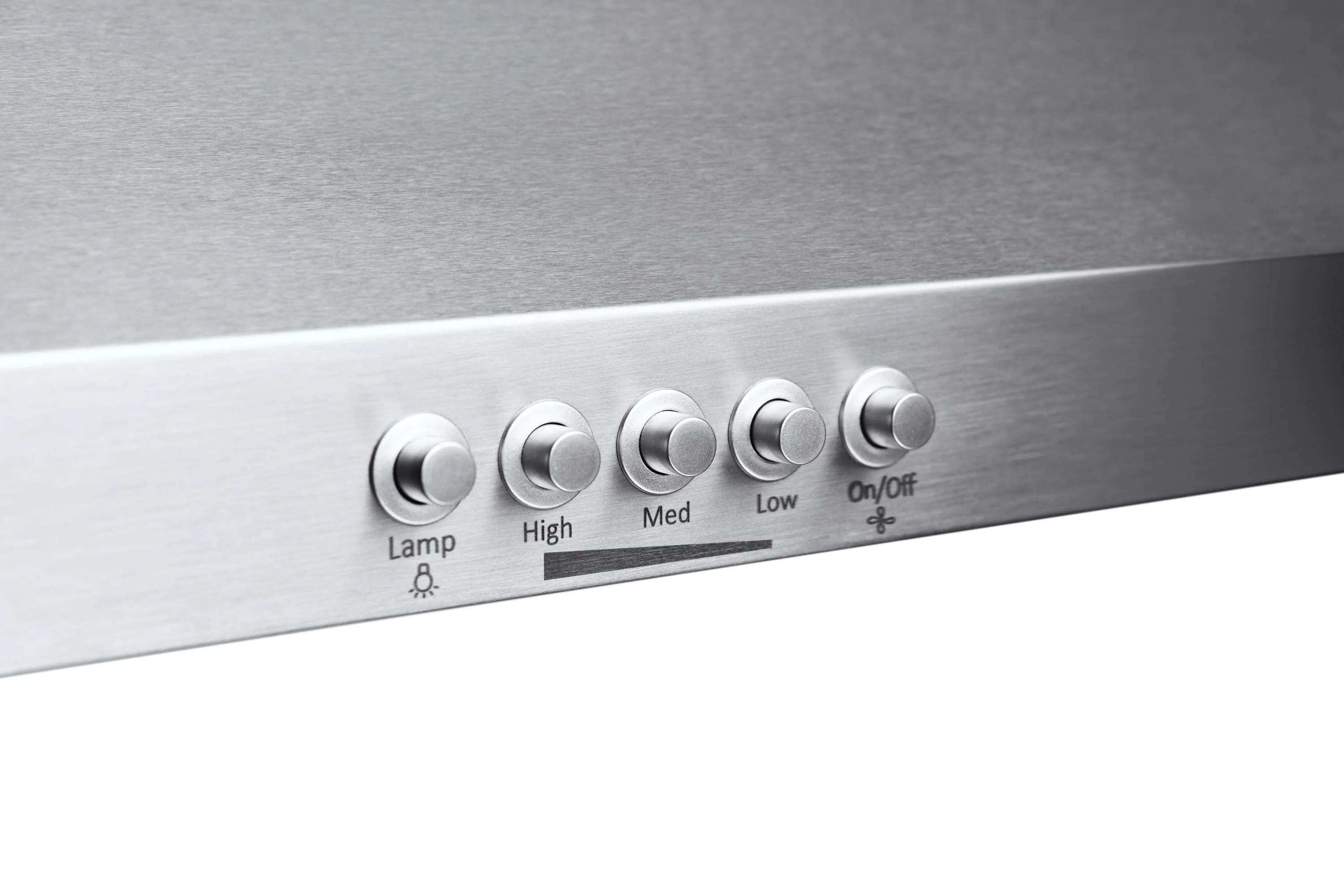 Hauslane 30-Inch 300 CFM Under Cabinet Push Button Range Hood with Grease Catchers in Stainless Steel (UC-C100SS-30) - Image 4