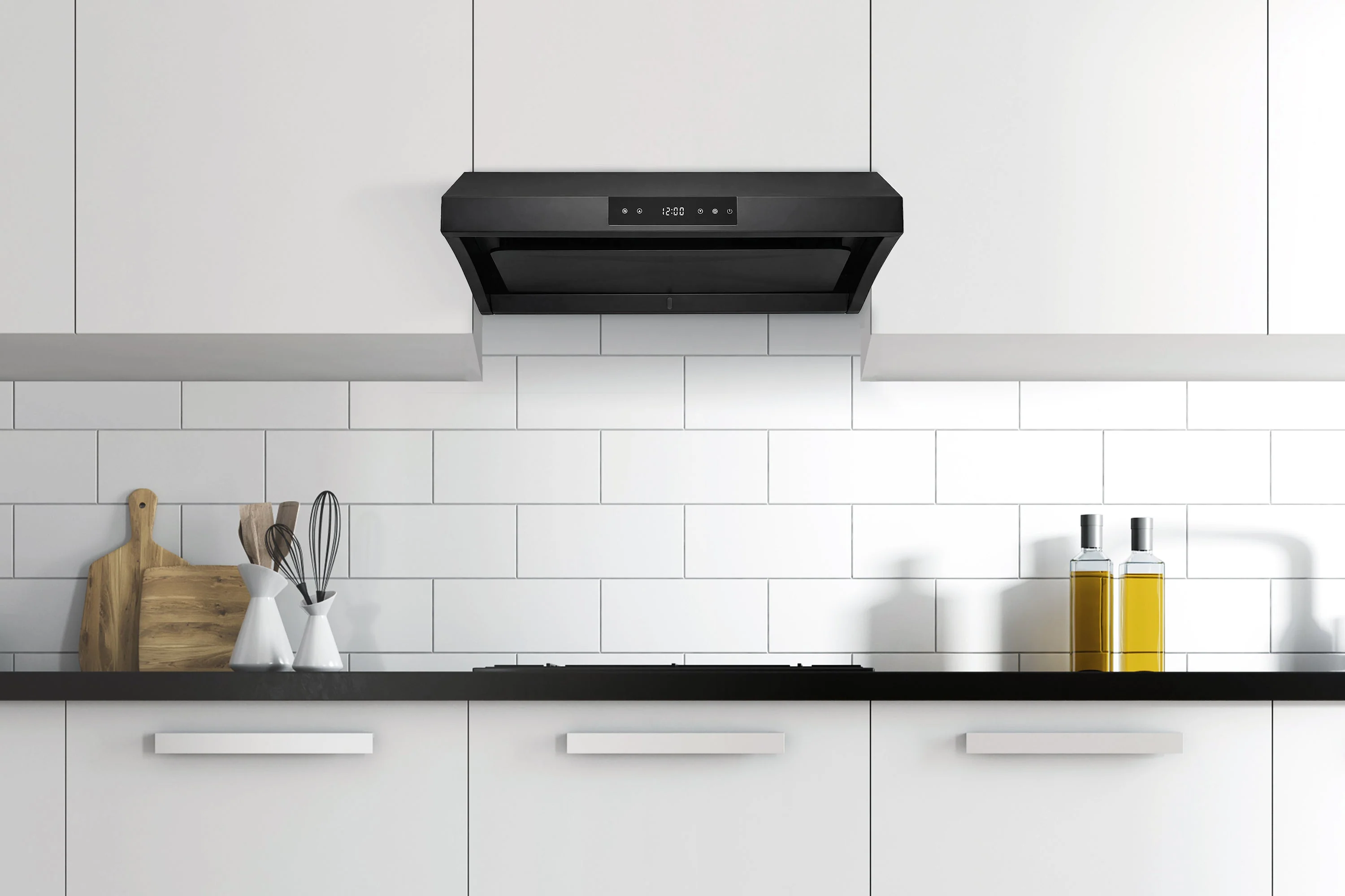 Hauslane 30-Inch Under Cabinet Self-Clean Touch Control Range Hood in Stainless Steel (UC-PS38SS-30) - Image 5