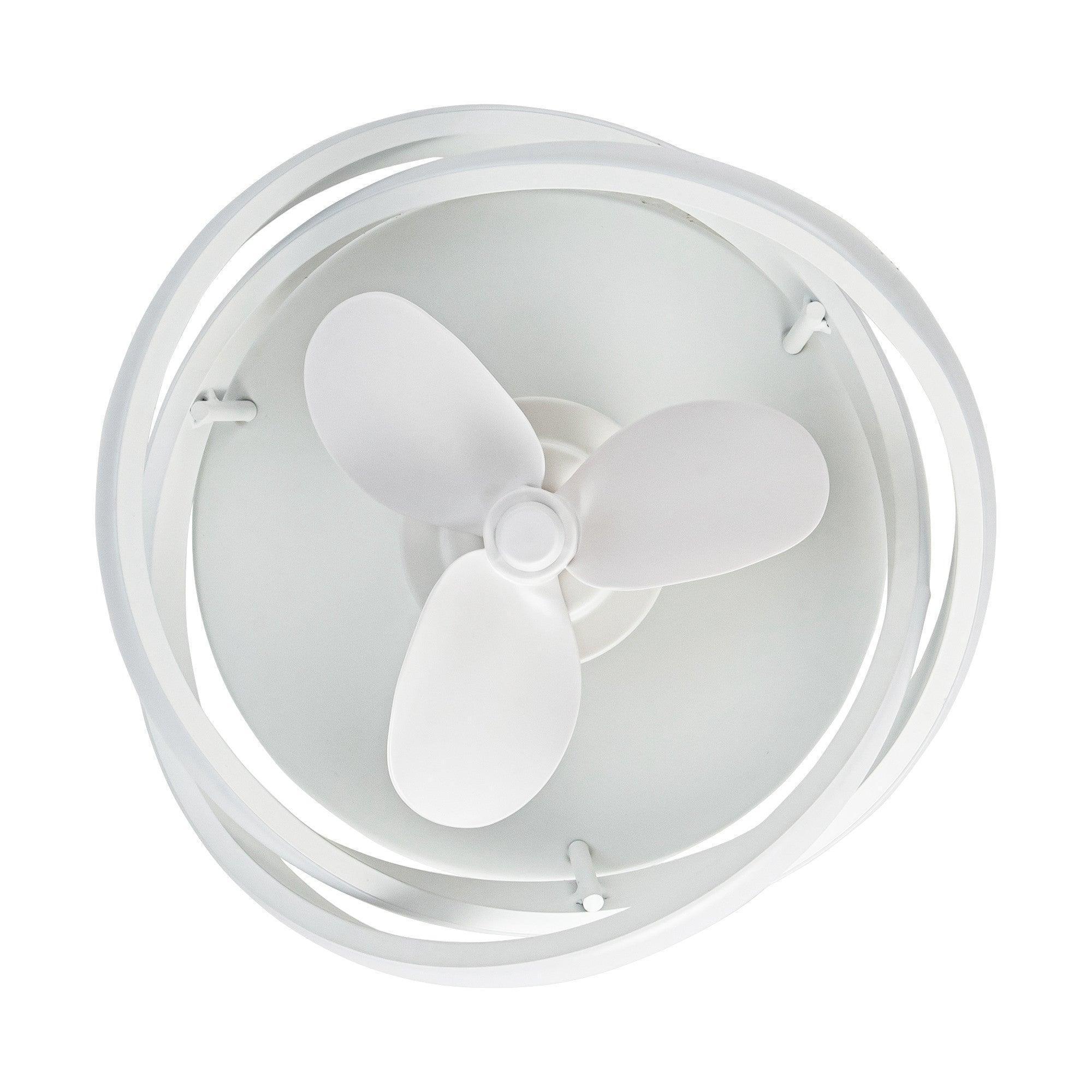Parrot Uncle Vaczon 13-Inch Flush Mount Caged Fan with Light and Remote Control (F8302110V) - Image 11