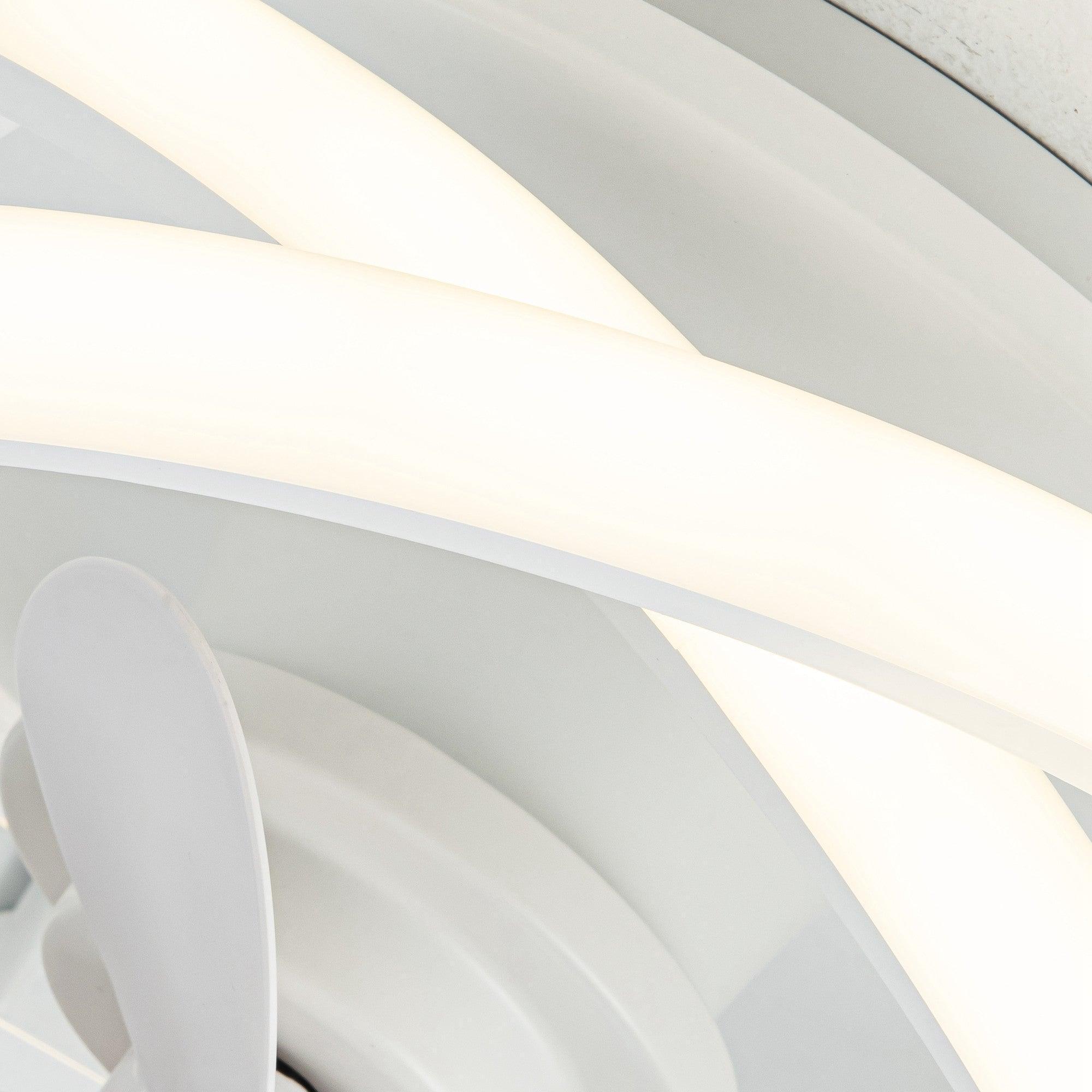 Parrot Uncle Vaczon 13-Inch Flush Mount Caged Fan with Light and Remote Control (F8302110V) - Image 12