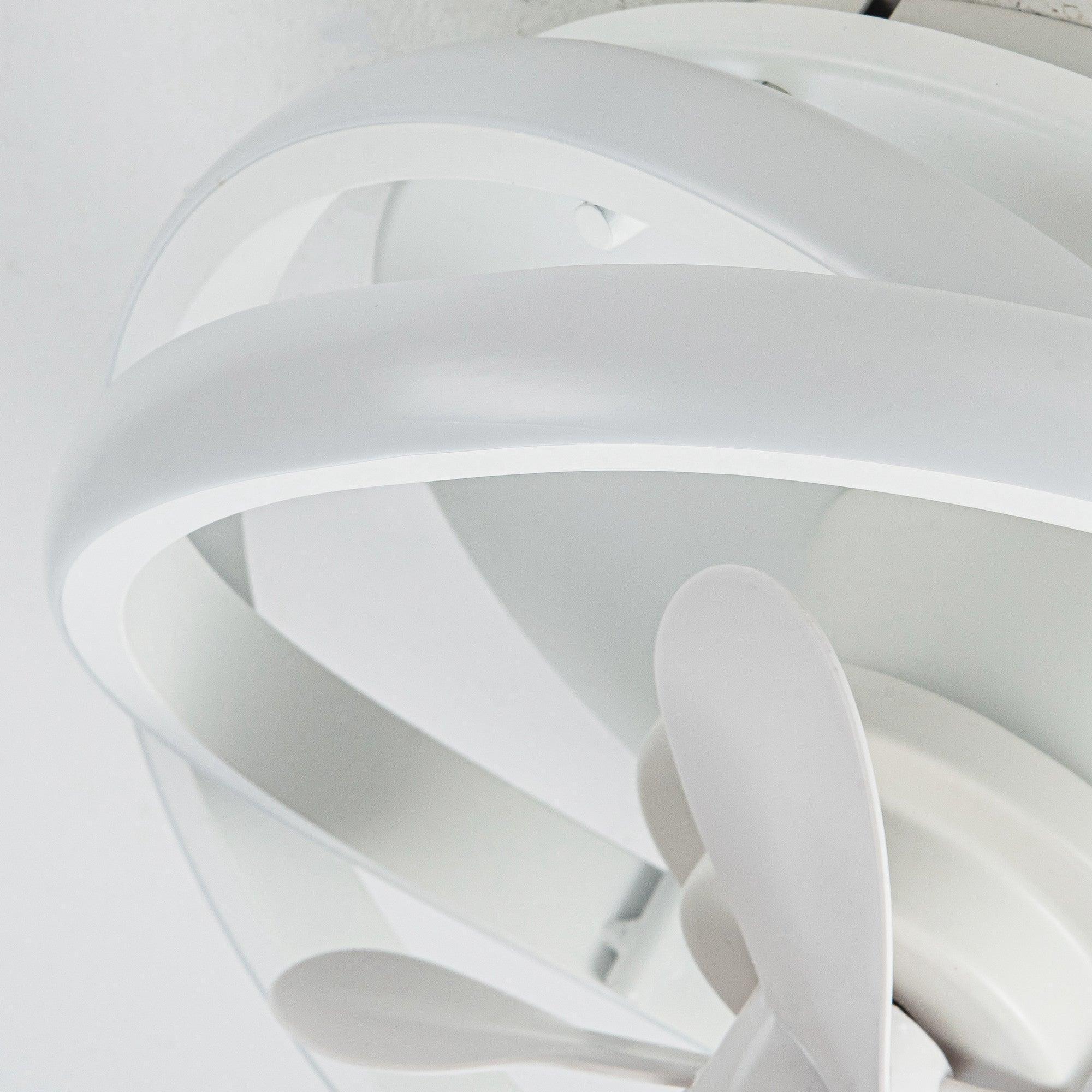 Parrot Uncle Vaczon 13-Inch Flush Mount Caged Fan with Light and Remote Control (F8302110V) - Image 13