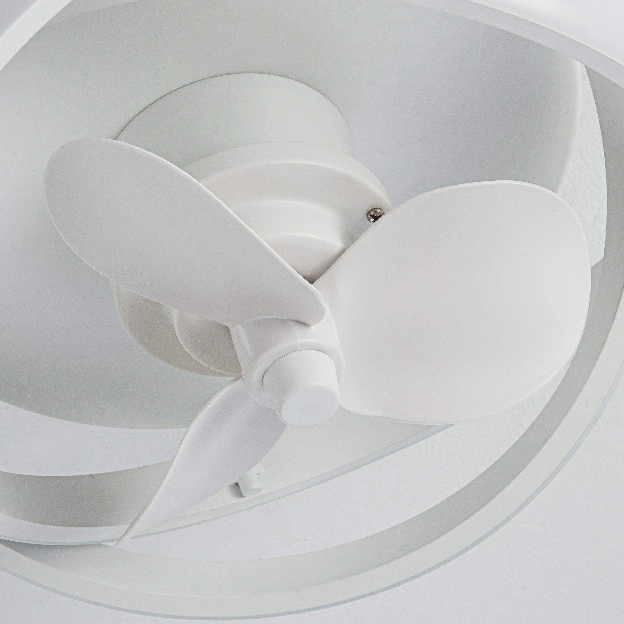 Parrot Uncle Vaczon 13-Inch Flush Mount Caged Fan with Light and Remote Control (F8302110V) - Image 3