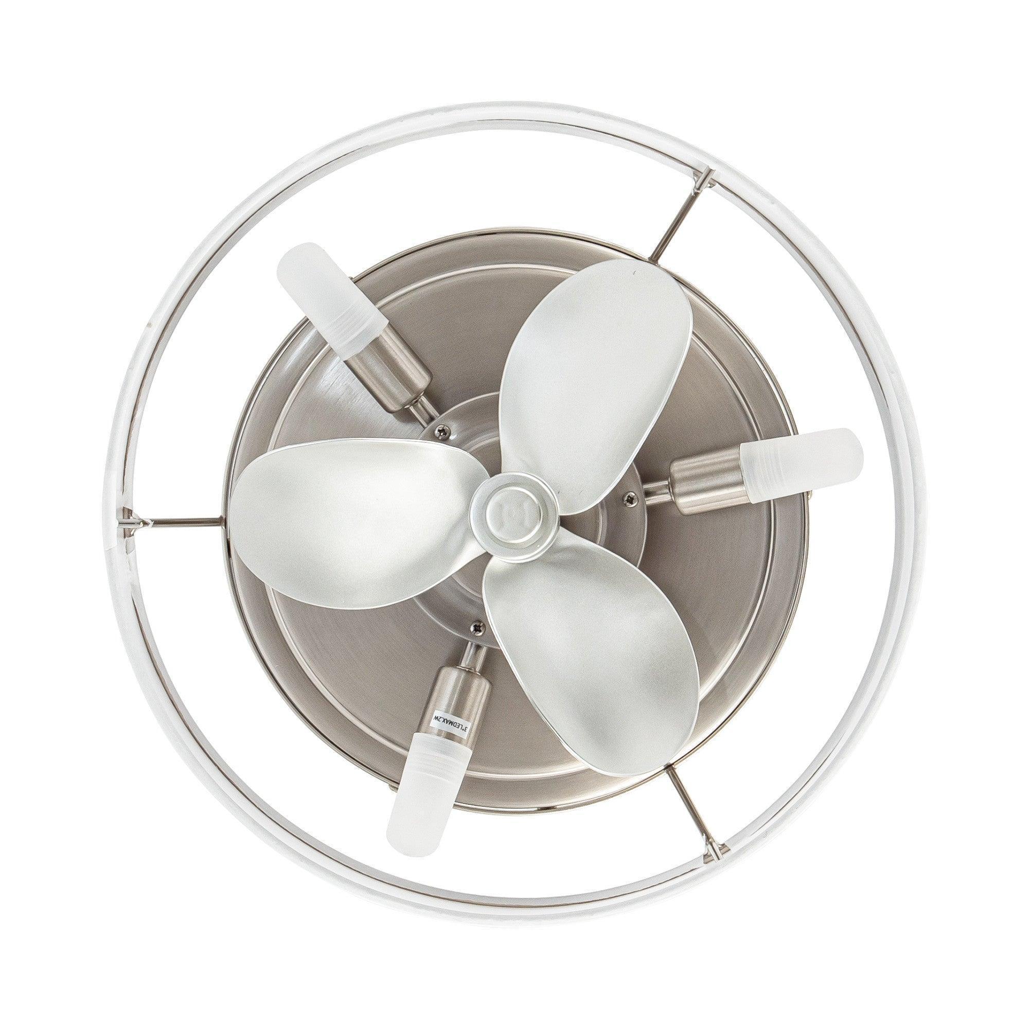 Parrot Uncle Vaczon 13-Inch Modern Flush Mount Ceiling Fan (F8293110V) - Image 5