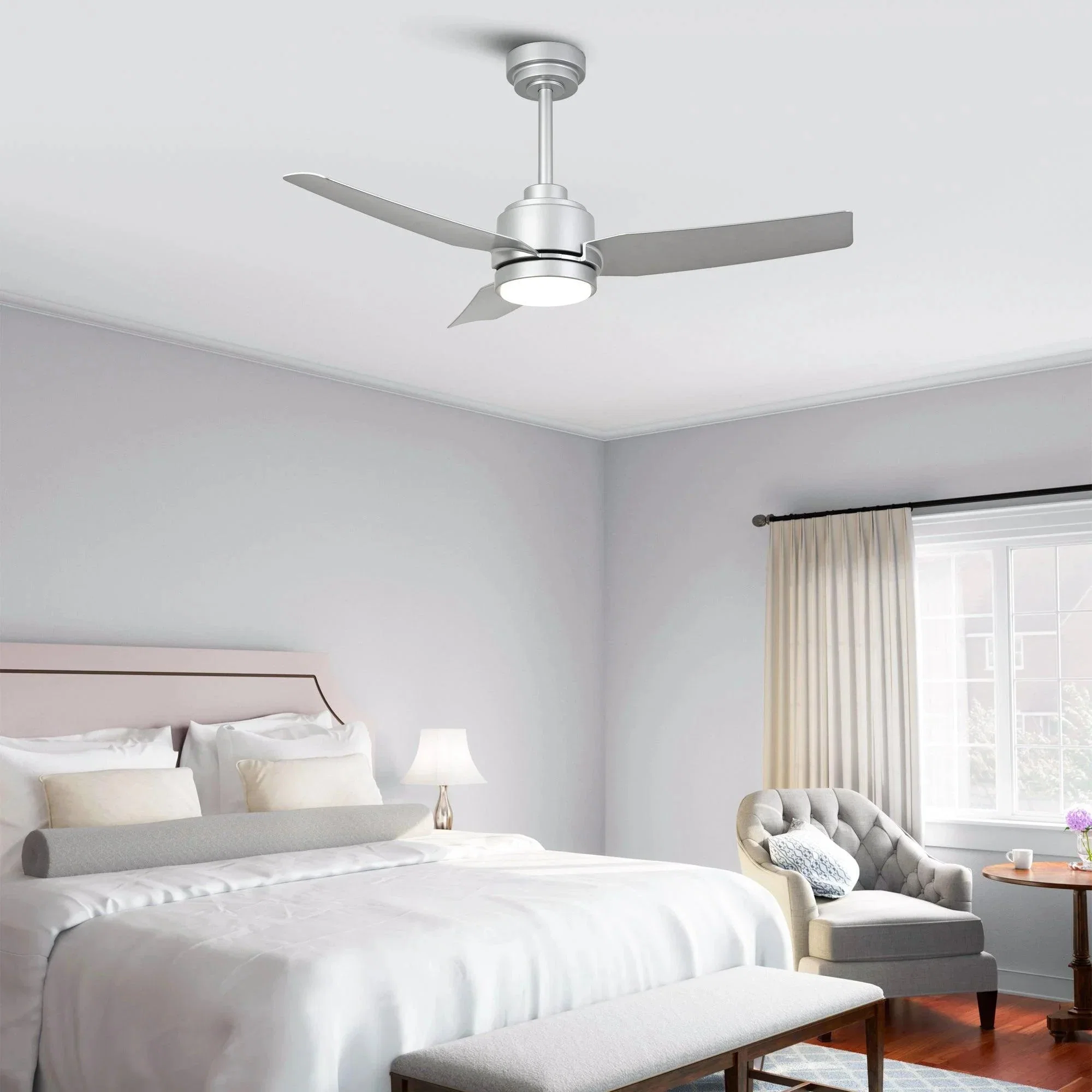 Parrot Uncle Vaczon 42-Inch 3-Blades Modern Ceiling Fan with Remote Control and LED Light - Image 5