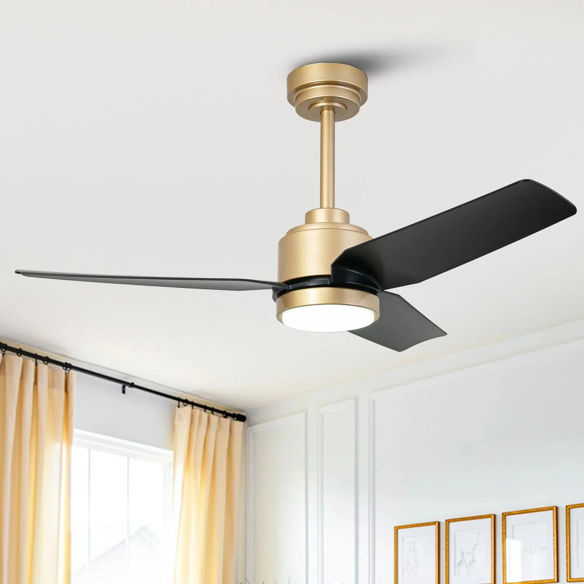 Parrot Uncle Vaczon 42-Inch 3-Blades Modern Ceiling Fan with Remote Control and LED Light - Image 6
