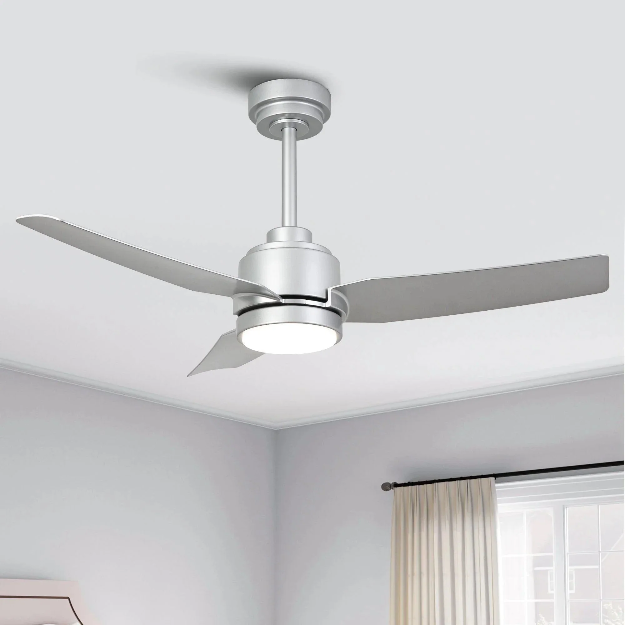 Parrot Uncle Vaczon 42-Inch 3-Blades Modern Ceiling Fan with Remote Control and LED Light - Image 7