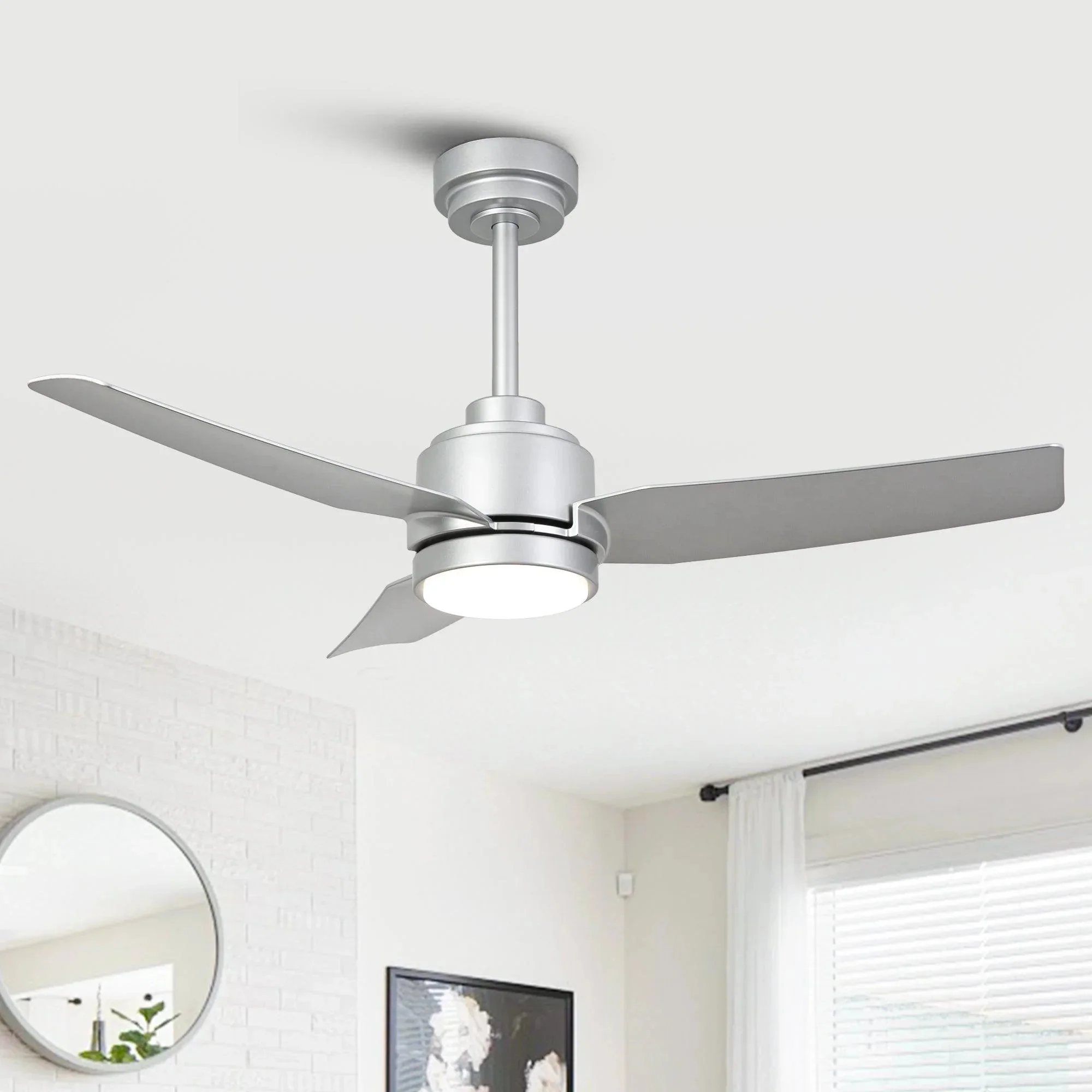 Parrot Uncle Vaczon 42-Inch 3-Blades Modern Ceiling Fan with Remote Control and LED Light - Image 9