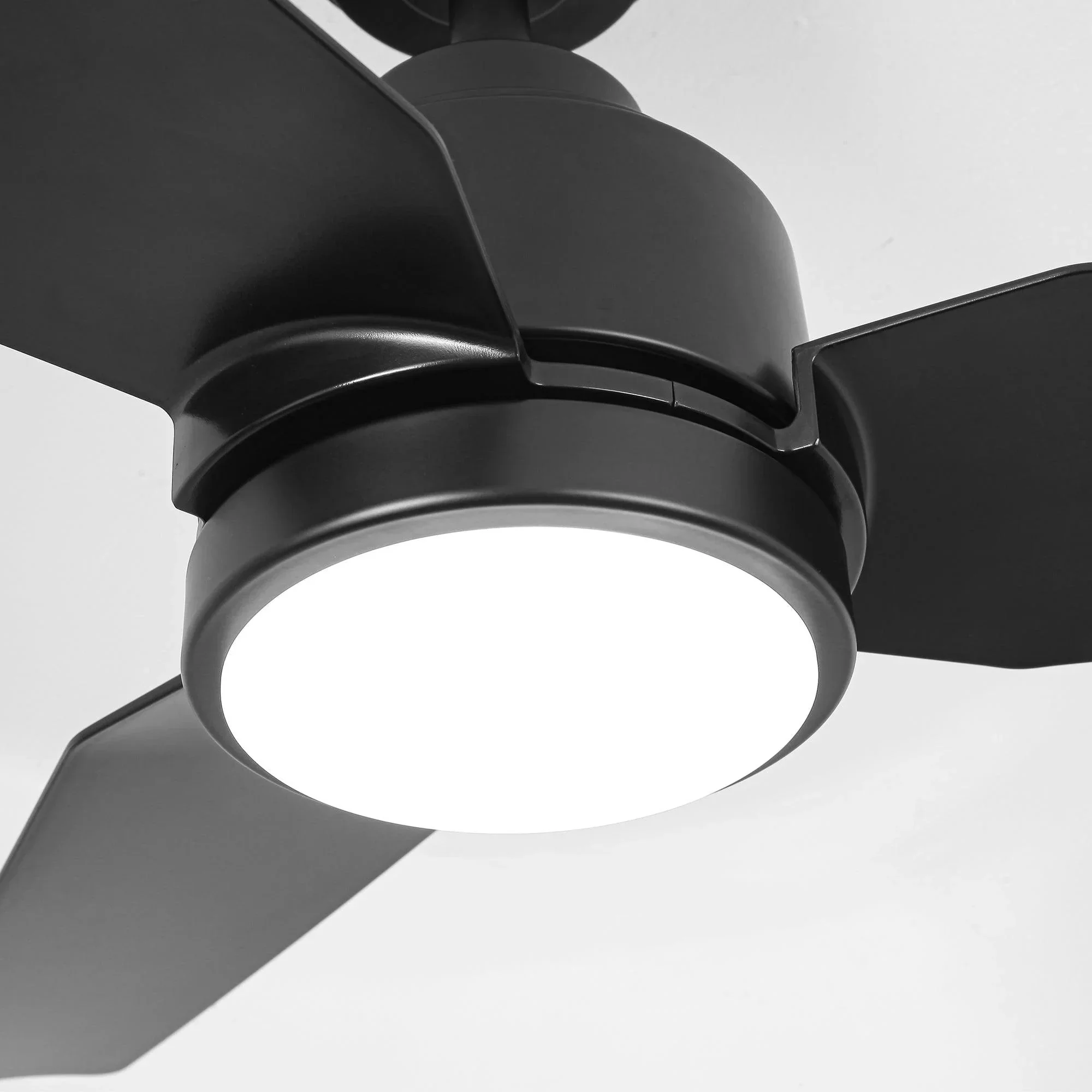 Parrot Uncle Vaczon 42-Inch DC Motor Modern Downrod Ceiling Fan with LED Light and Remote Control (VZA01A116BK) - Image 15