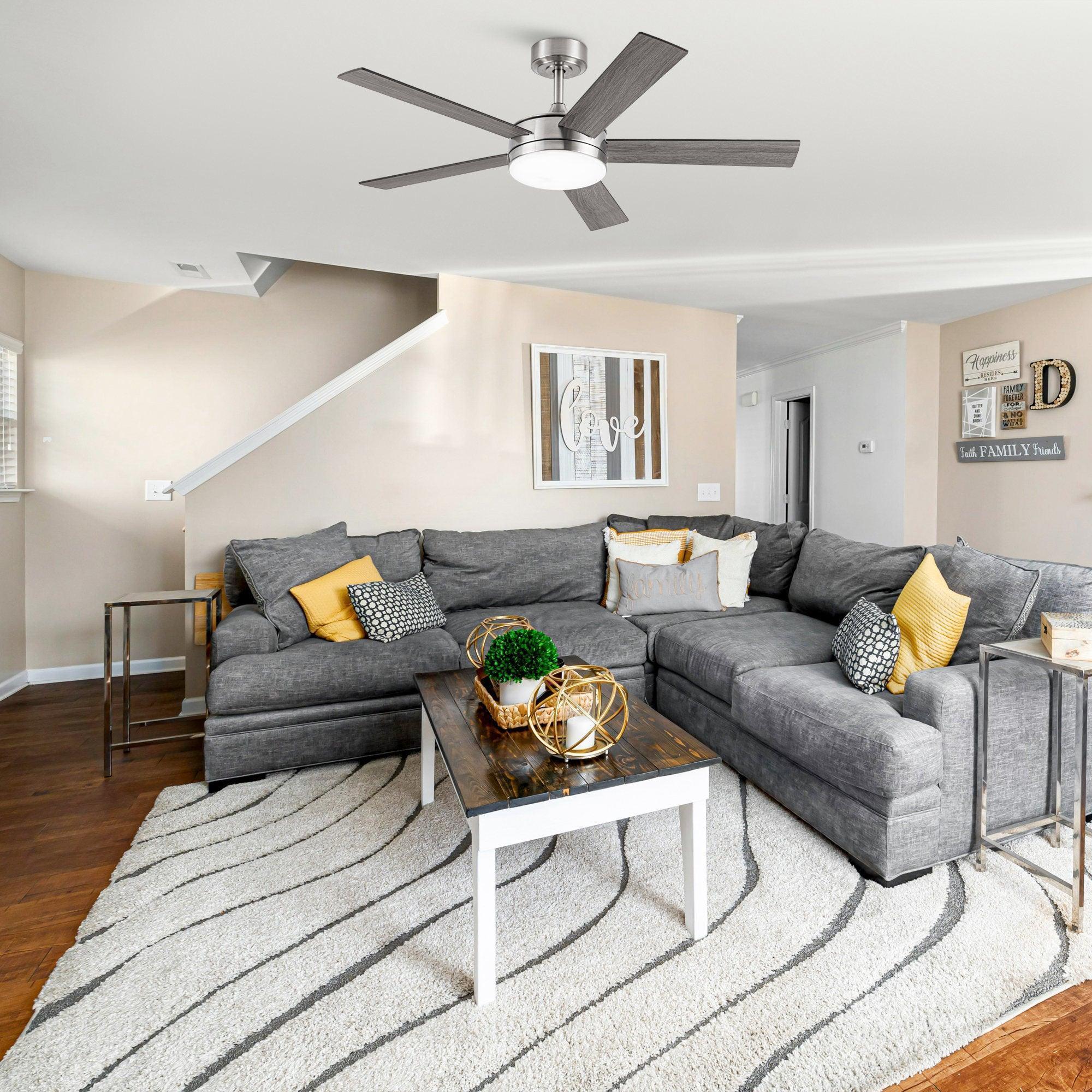Parrot Uncle Vaczon 48-Inch 5 Blades Industrial DC Motor Ceiling Fan with LED Lighting and Remote Control - Image 4