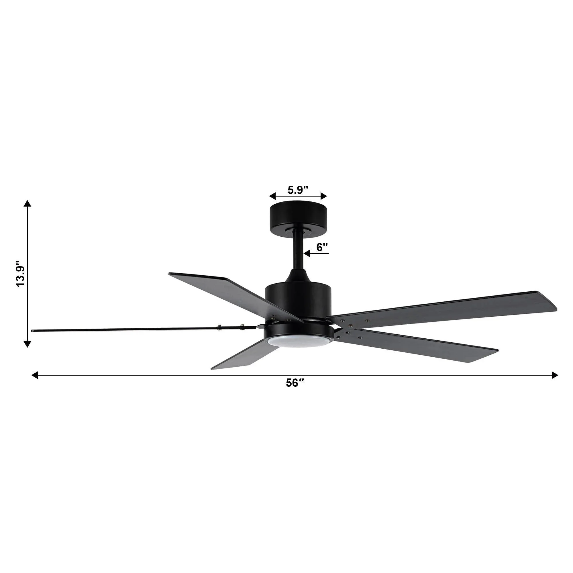 Parrot Uncle Vaczon 52-Inch DC Motor Ceiling Fan with LED Lighting and Remote Control - Image 12