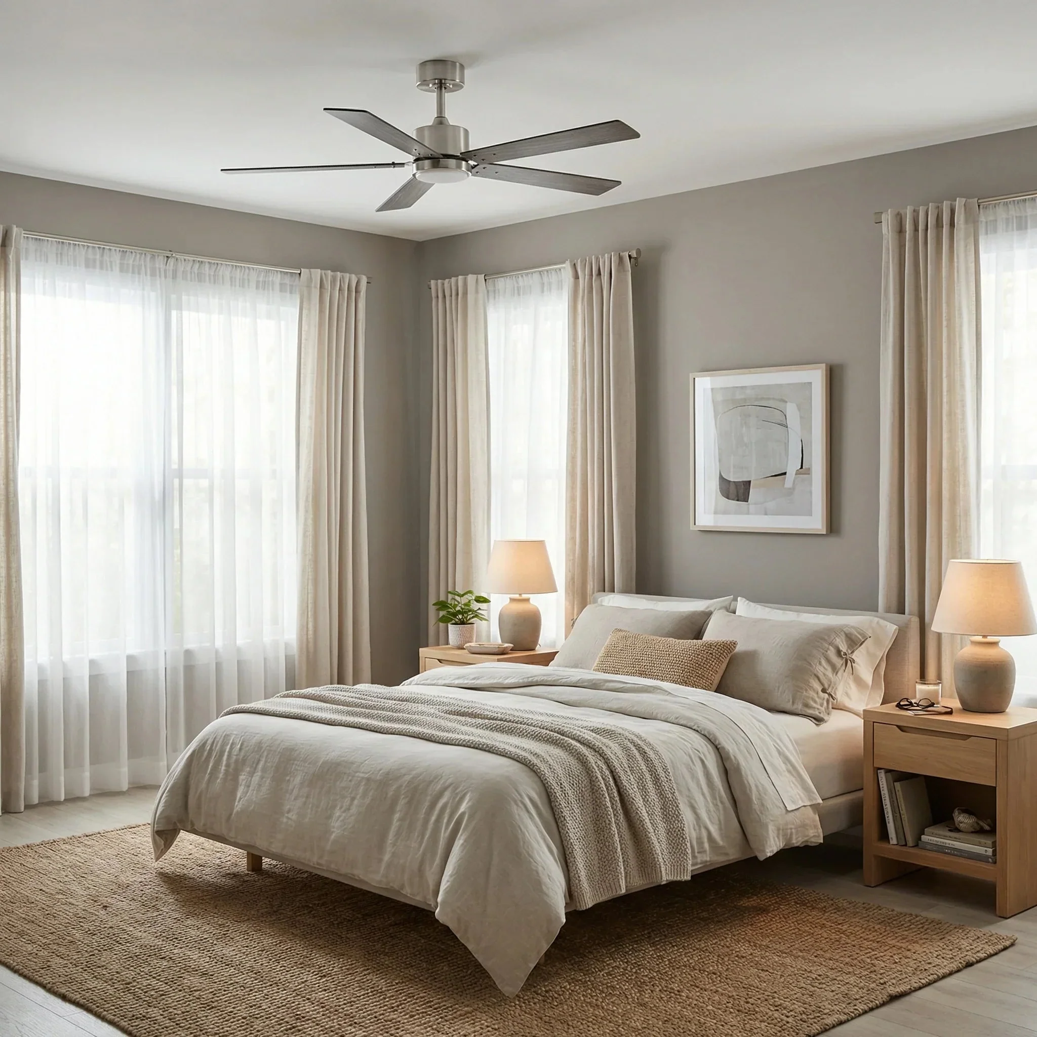 Parrot Uncle Vaczon 52-Inch DC Motor Ceiling Fan with LED Lighting and Remote Control - Image 4
