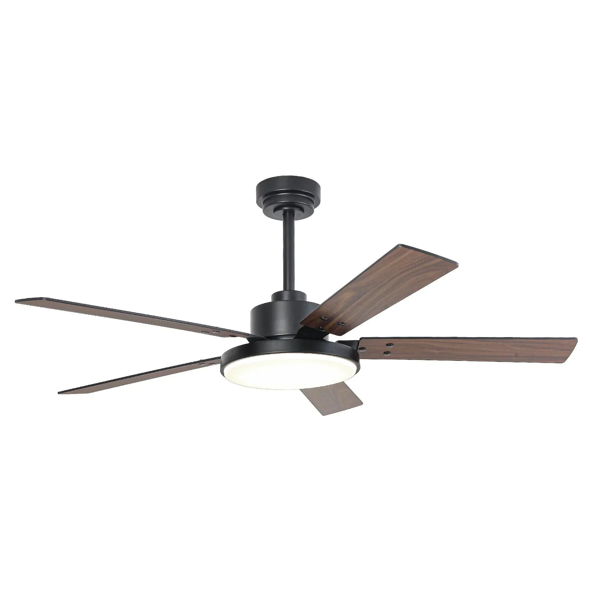Parrot Uncle Vaczon 52-Inch 5 Blades DC Motor Modern Downrod Ceiling Fan with LED Light and Remote Control (VZA01A117BK) - Image 16