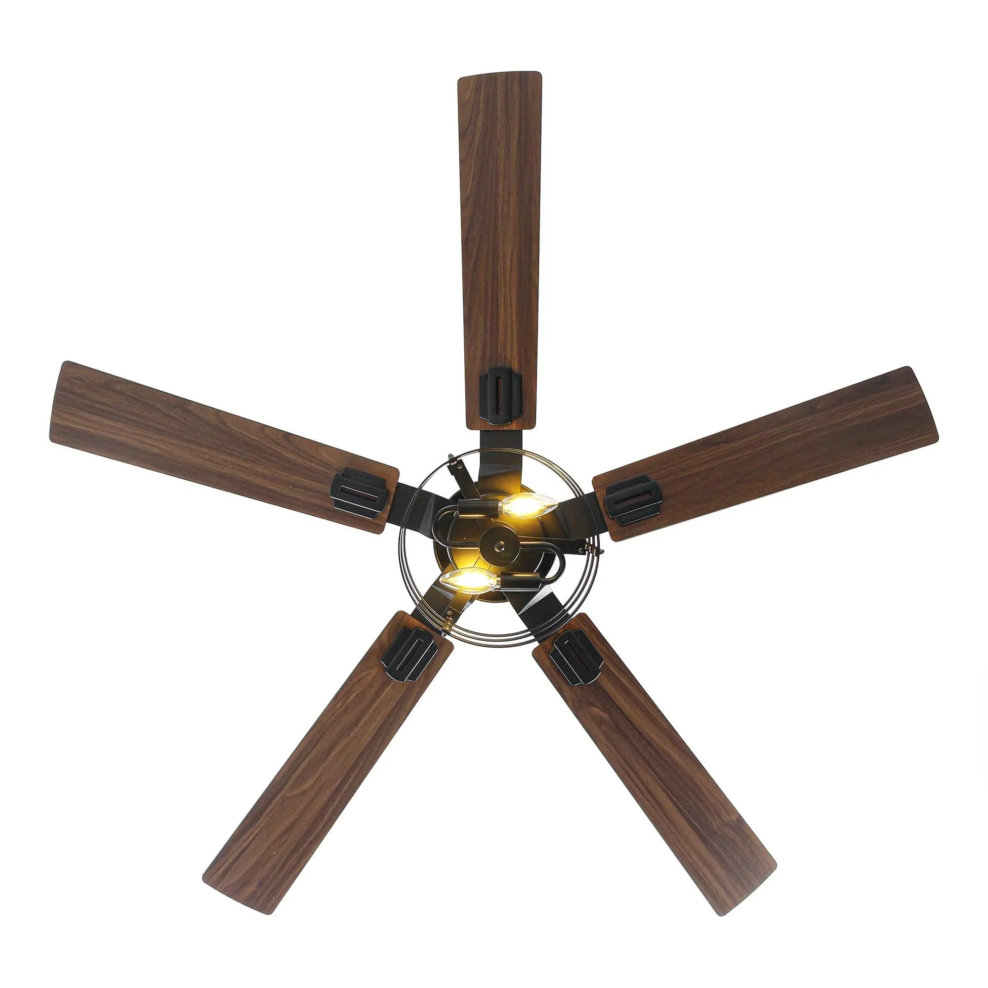 Parrot Uncle Vaczon 52-Inch DC Motor Industrial Downrod Ceiling Fan with Light and Remote Control - Image 15