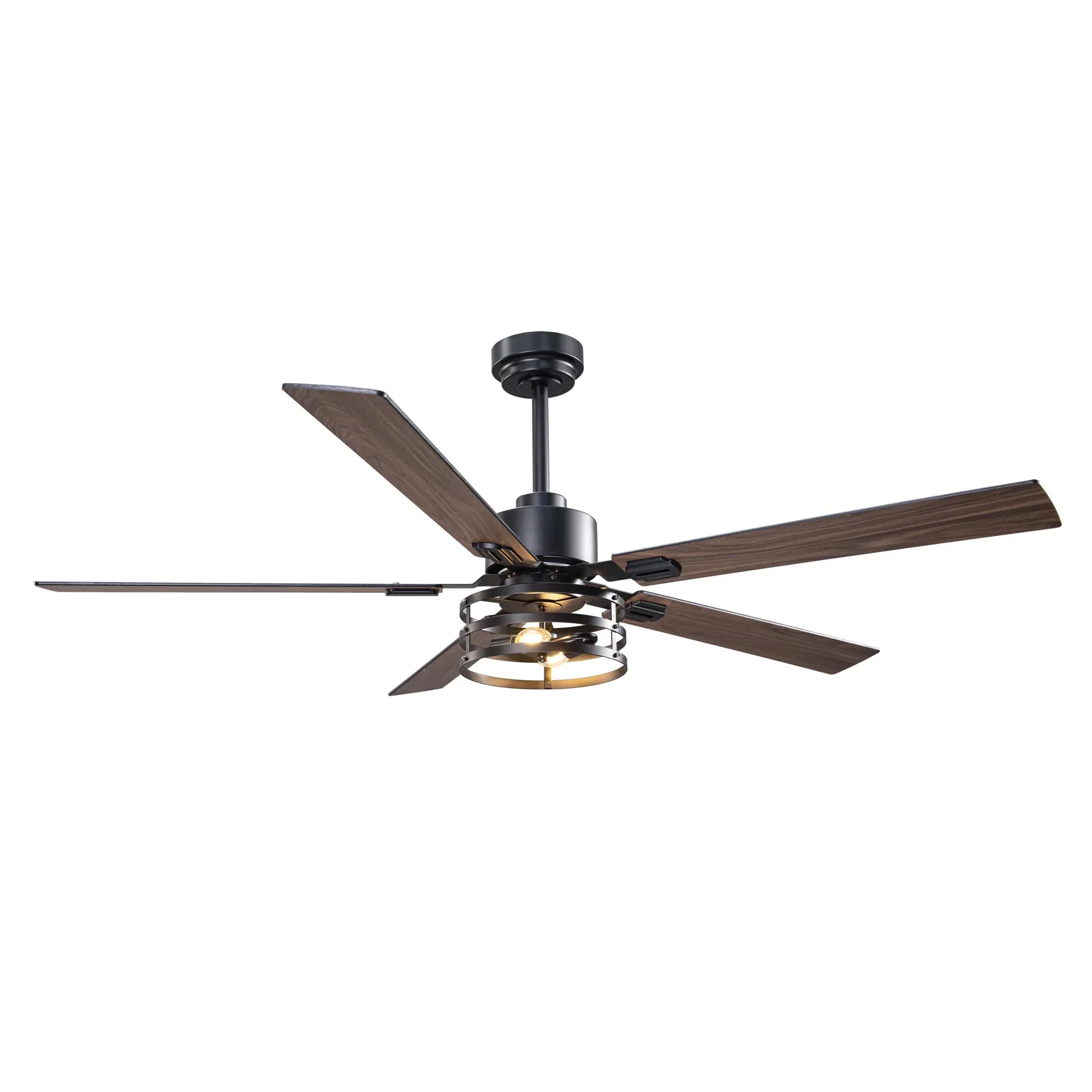 Parrot Uncle Vaczon 52-Inch DC Motor Industrial Downrod Ceiling Fan with Light and Remote Control - Image 5