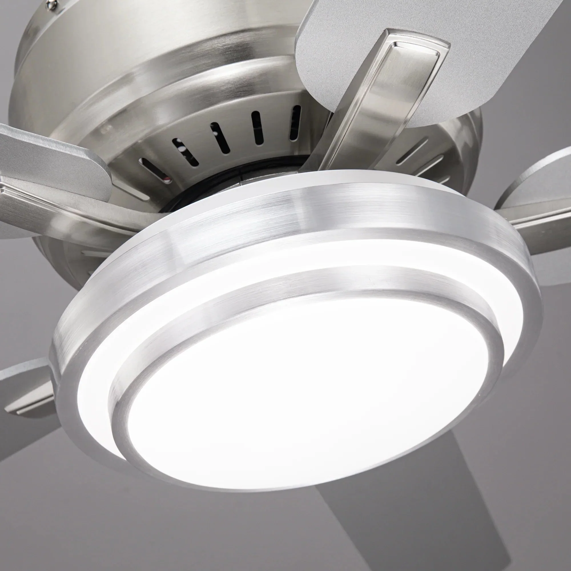 Parrot Uncle Vaczon 52-Inch Double-sided Blades Flush Mount LED Ceiling Fan with APP and Remote Control (VZA01N105A-BLE) - Image 7