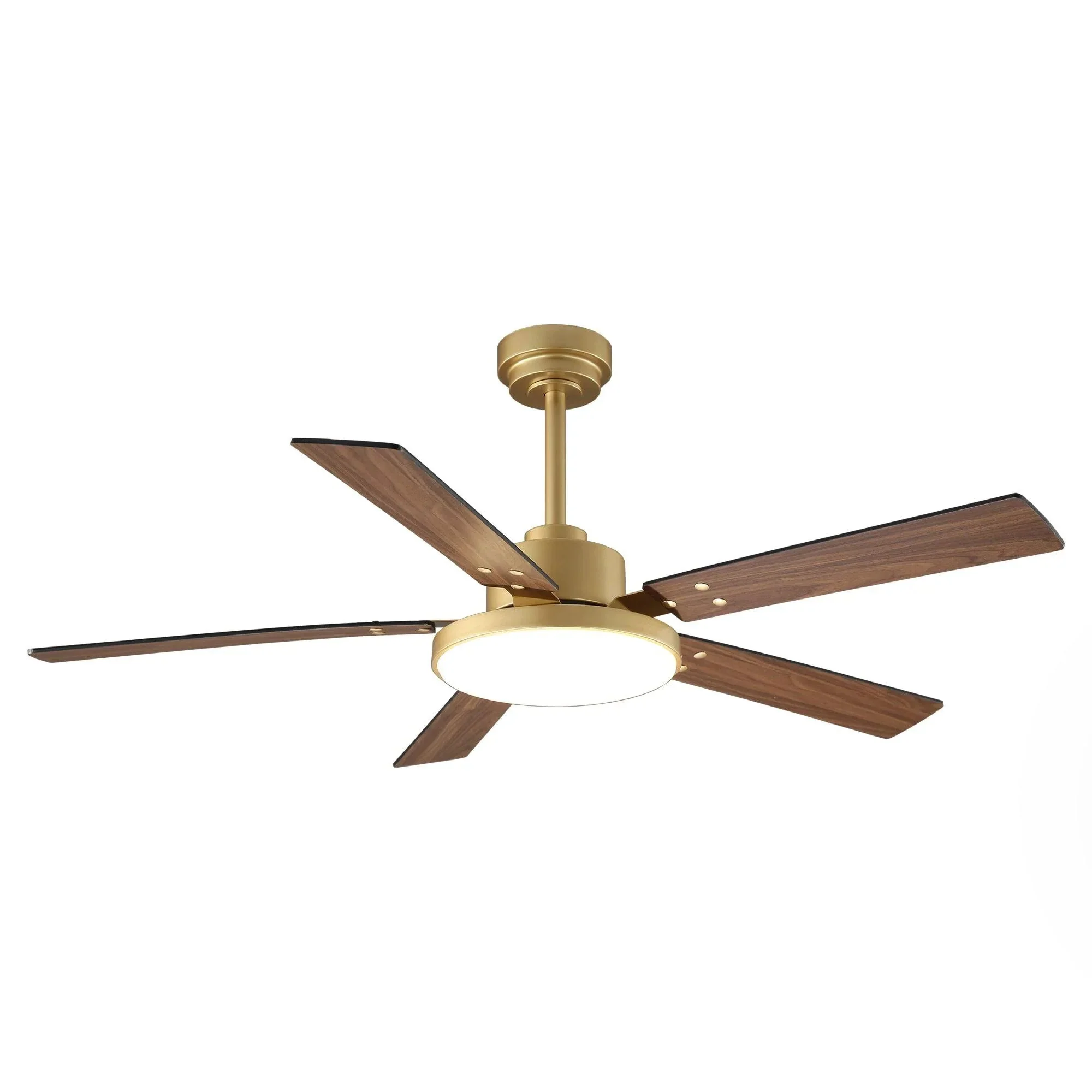 Parrot Uncle Vaczon 52-Inch Double-sided Blades Modern Ceiling Fan with Remote Control and LED Light - Image 17