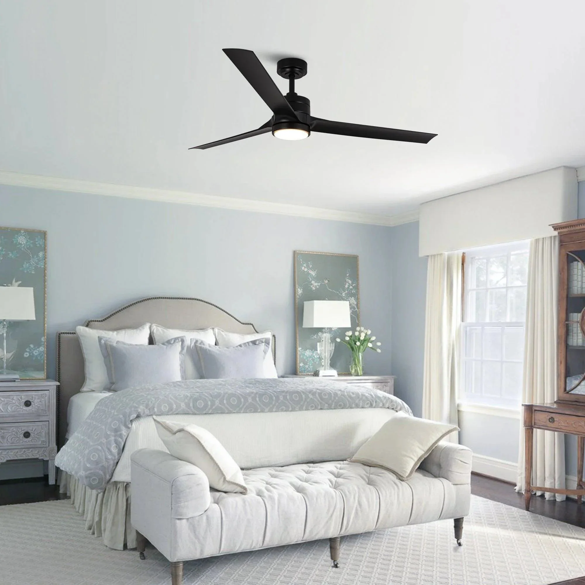 Parrot Uncle Vaczon 60-Inch Industrial Fan with LED Lighting and Remote Control (VZA01B111A) - Image 2
