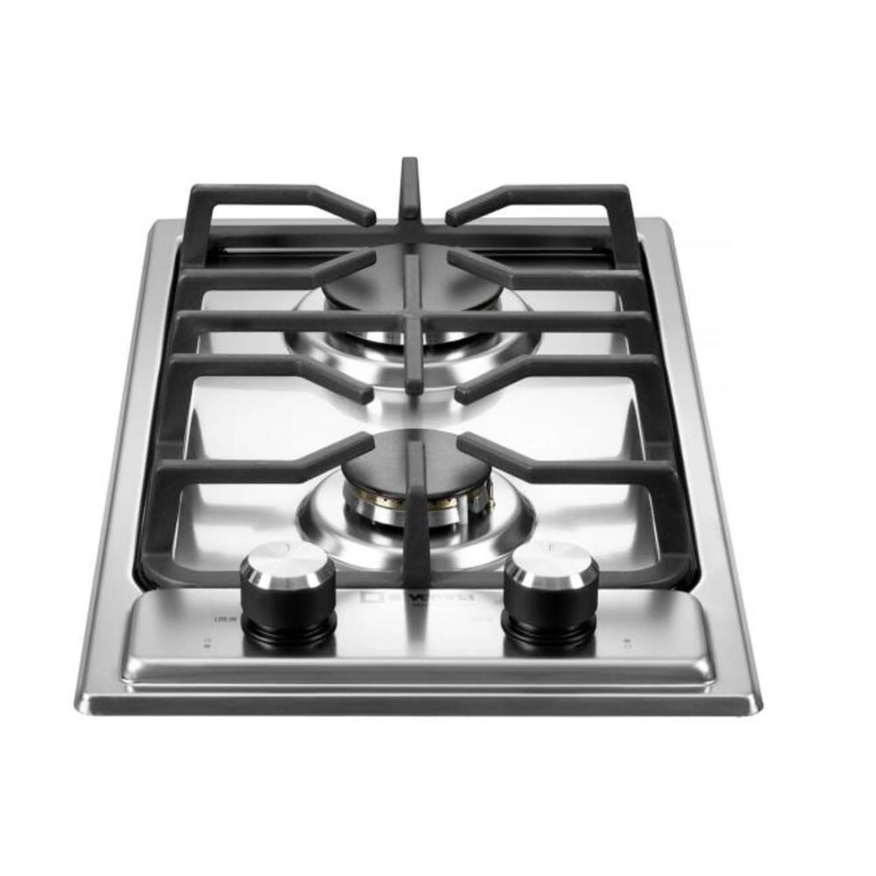Verona 12-Inch Designer Gas Cooktop with 2 Sealed Burners in Stainless Steel (VDGCT212FSS) - Image 2