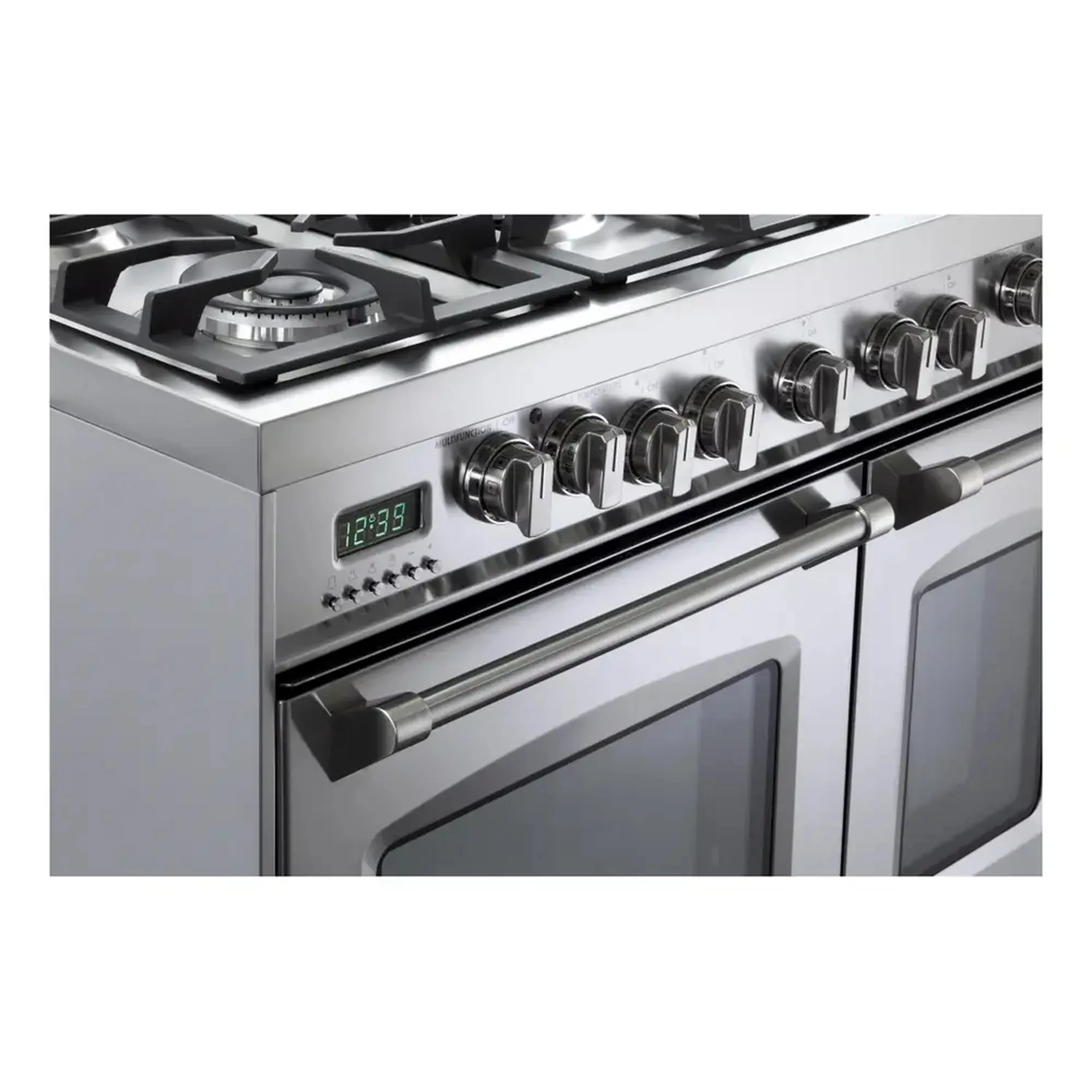 Verona 2-Piece Appliance Package - 36-Inch Dual Fuel Range with Double Oven and Under Cabinet Range Hood in Stainless Steel - Image 8