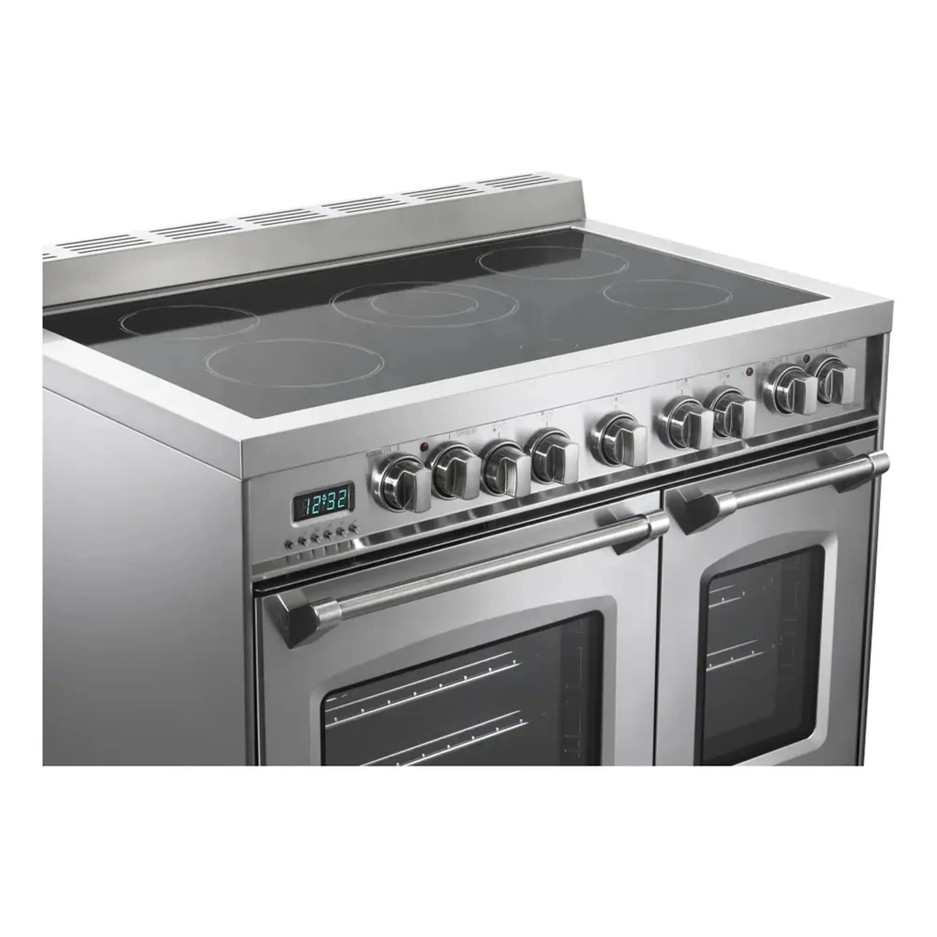 Verona 2-Piece Appliance Package - 36-Inch Electric Range with Double Oven and Under Cabinet Range Hood in Stainless Steel - Image 12