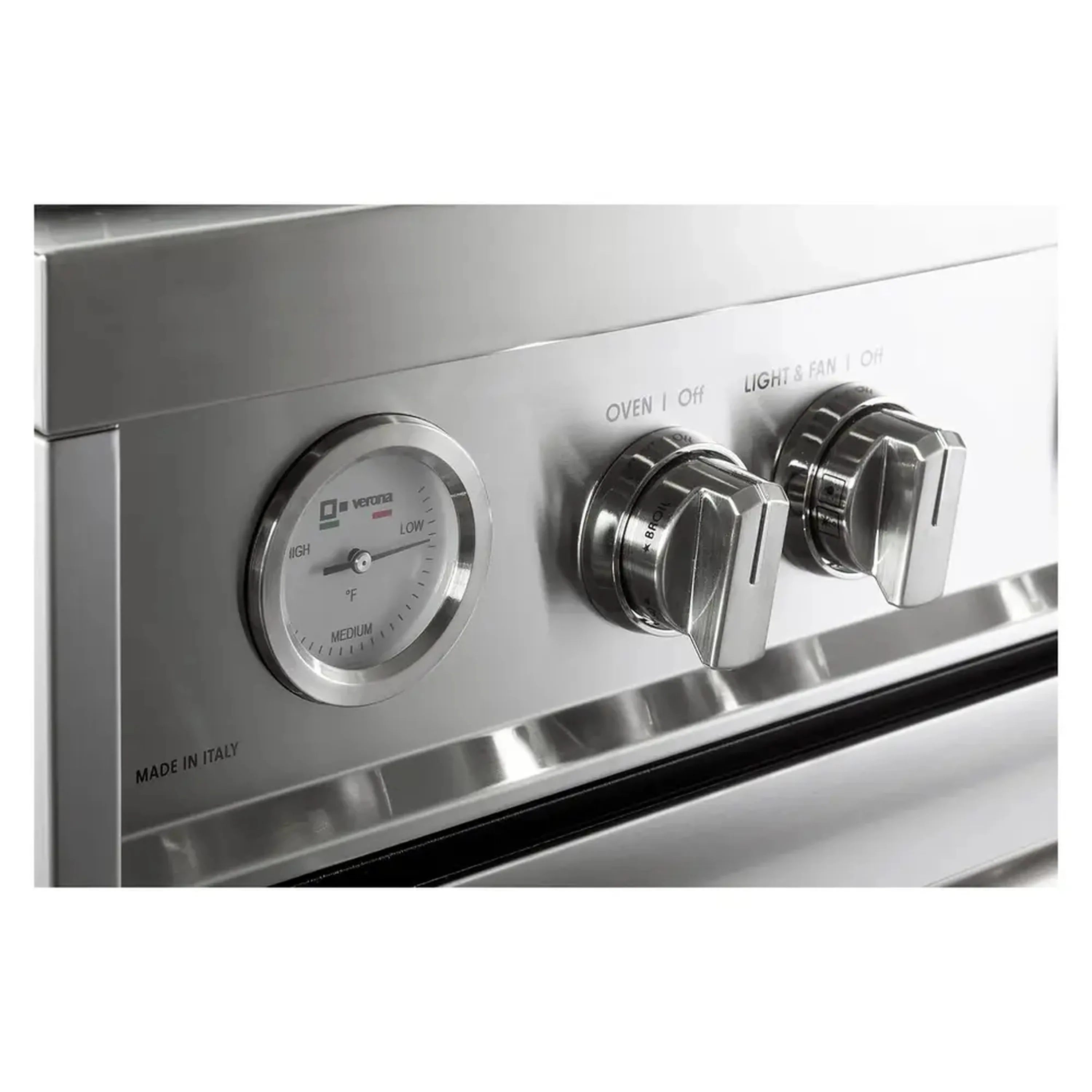 Verona 2-Piece Appliance Package - 36-Inch Gas Range with 5 Sealed Burners and Under Cabinet Range Hood in Stainless Steel - Image 11
