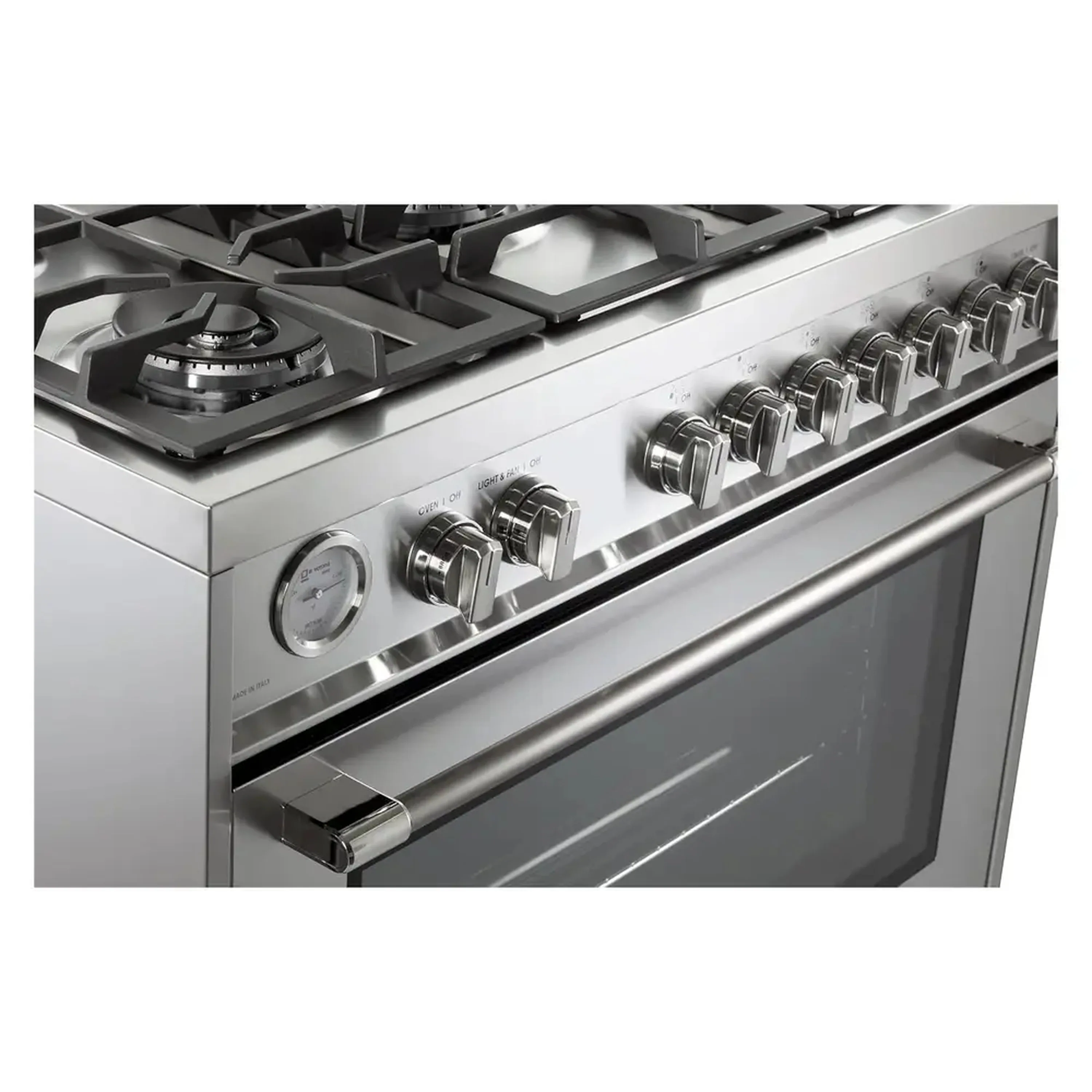 Verona 2-Piece Appliance Package - 36-Inch Gas Range with 5 Sealed Burners and Under Cabinet Range Hood in Stainless Steel - Image 8