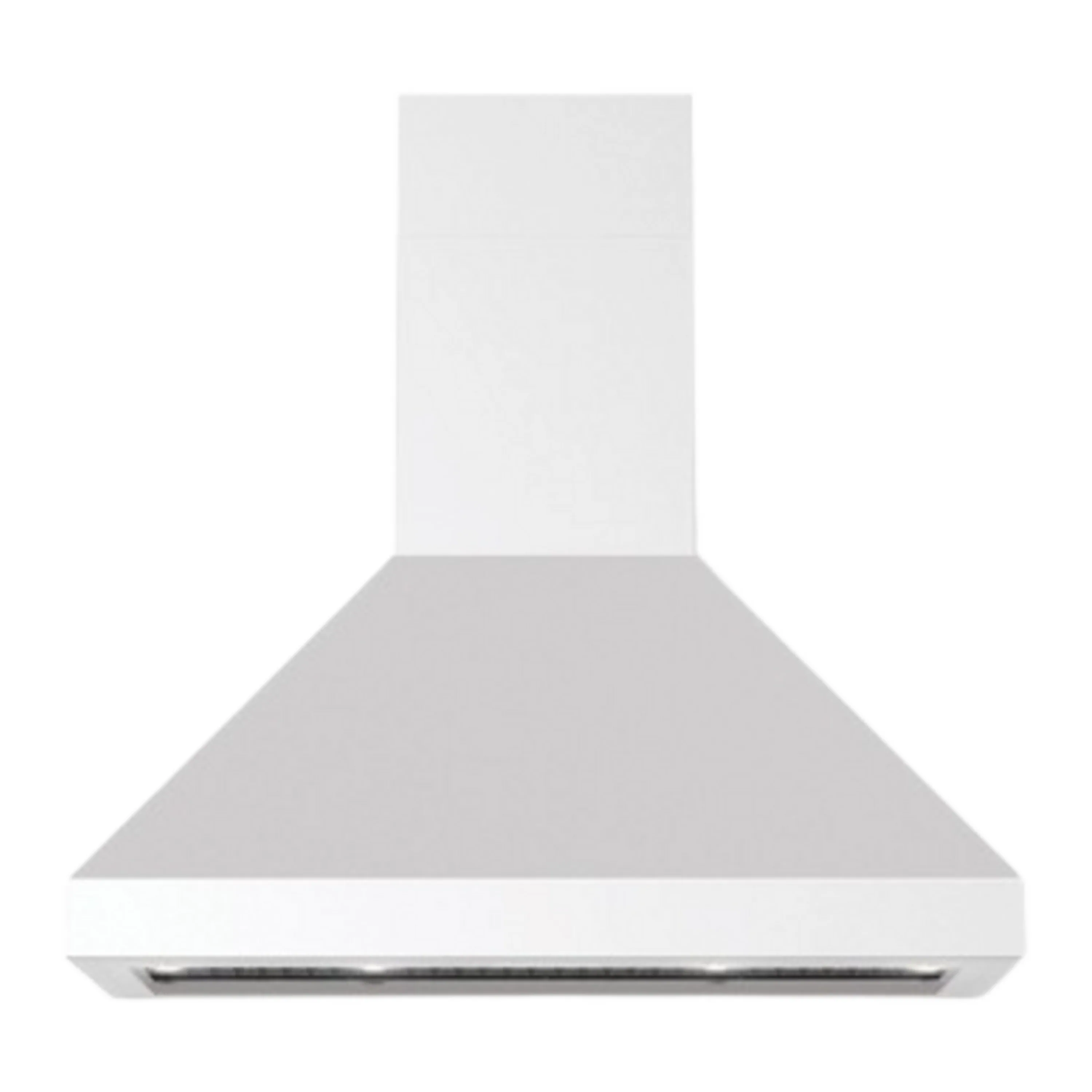 Verona 2-Piece Appliance Package - 36-Induction Range with 5 Element Burners and Wall Mount Range Hood in White - Image 9